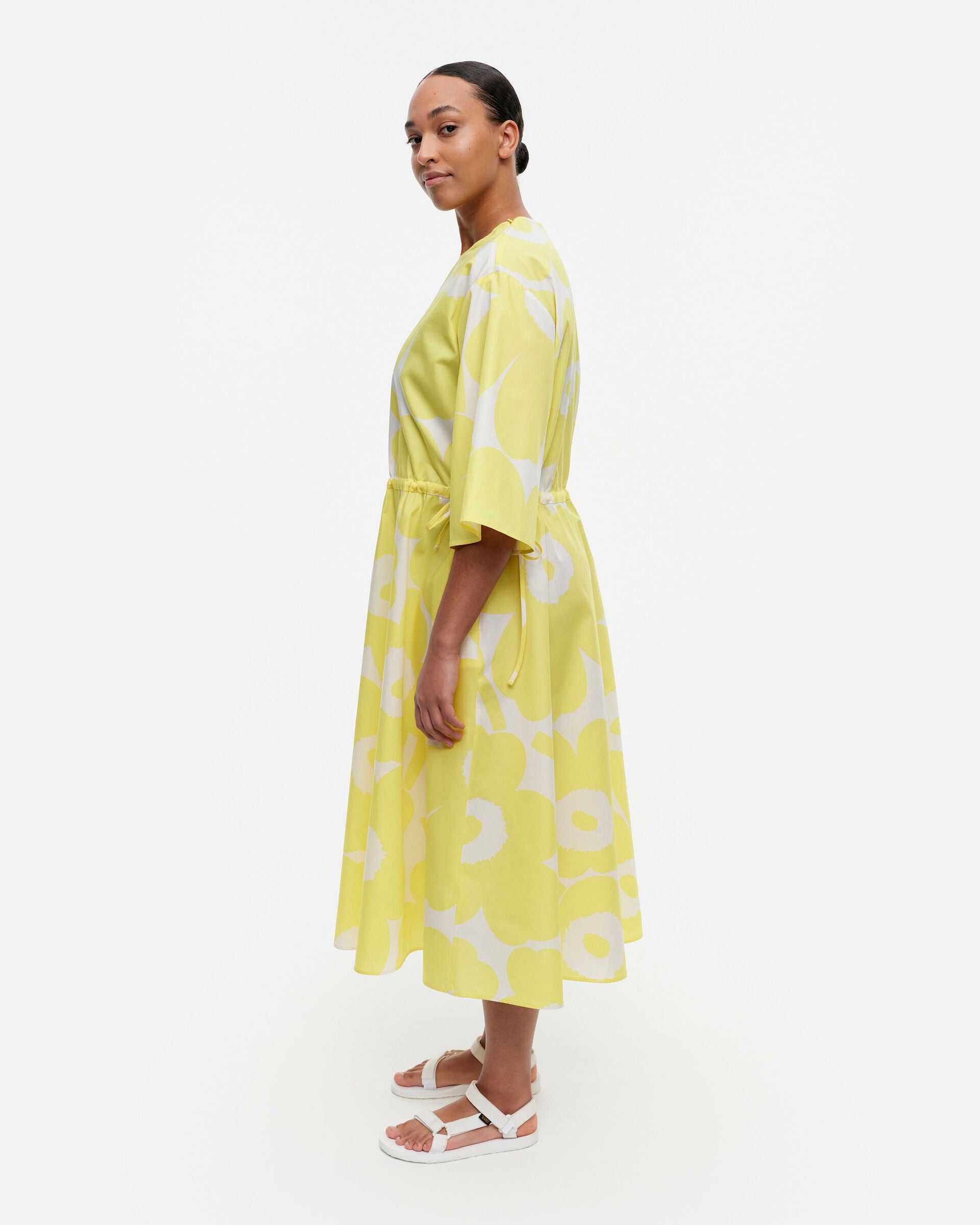 Marimekko Fiaali Unikko cotton poplin dress | Marimekko Outlet