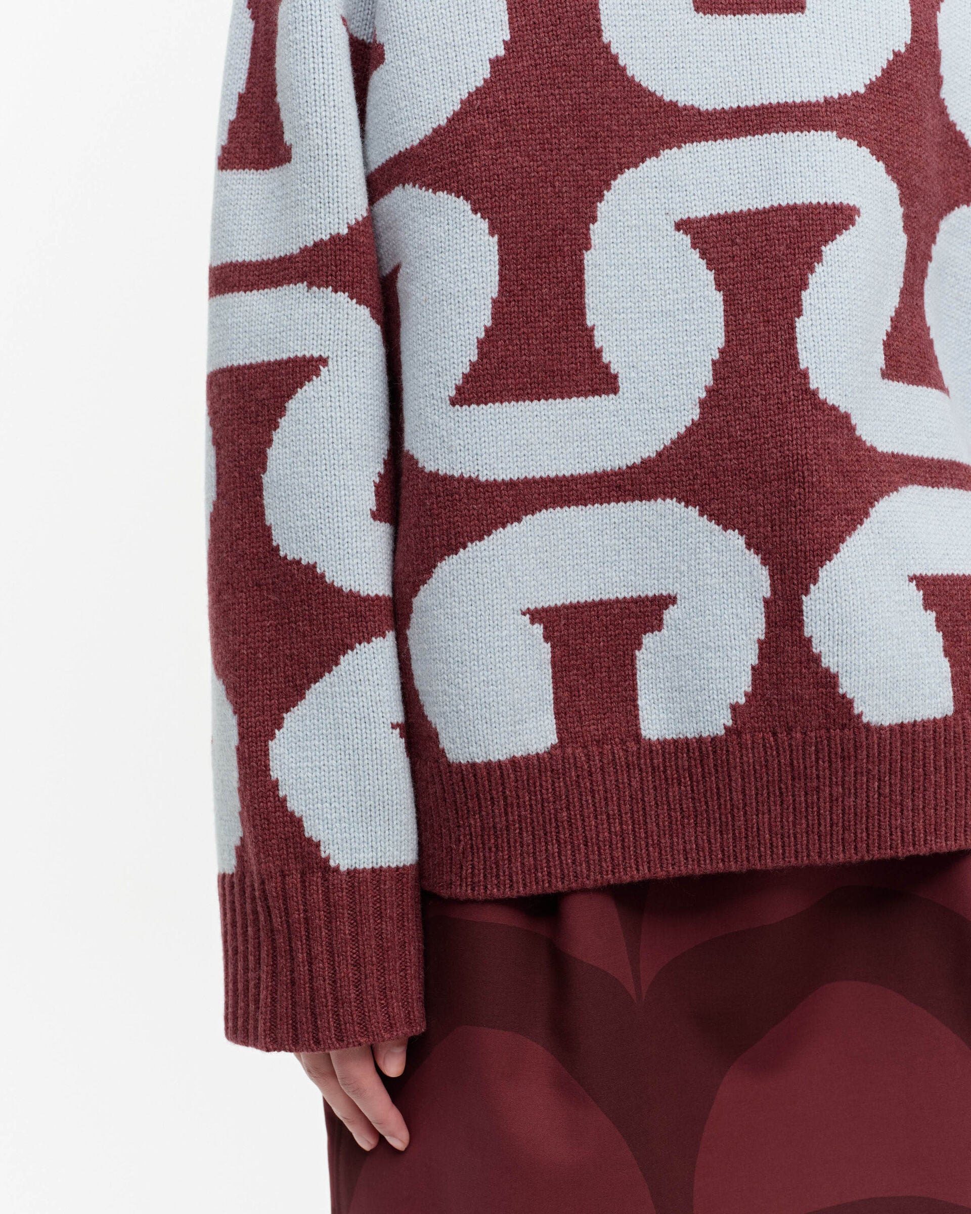 Marimekko Eksa Koukero knitted wool sweater | Marimekko Outlet