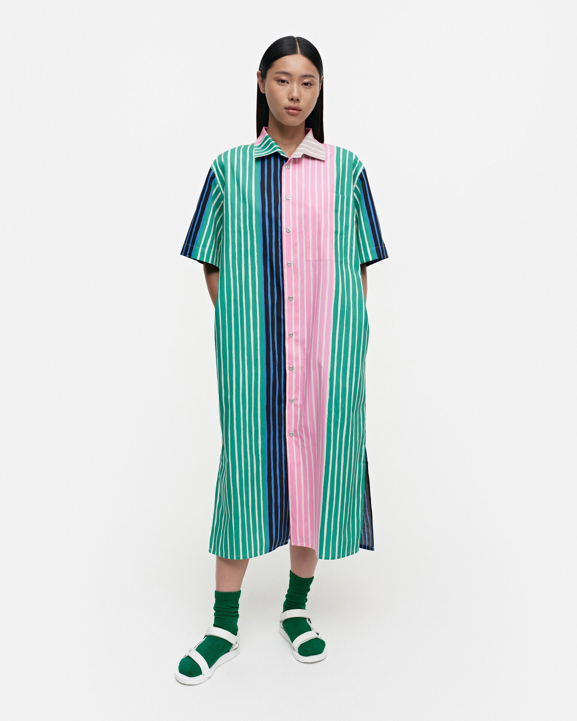 Marimekko Jokapoika Dress cotton shirt dress | Marimekko Outlet