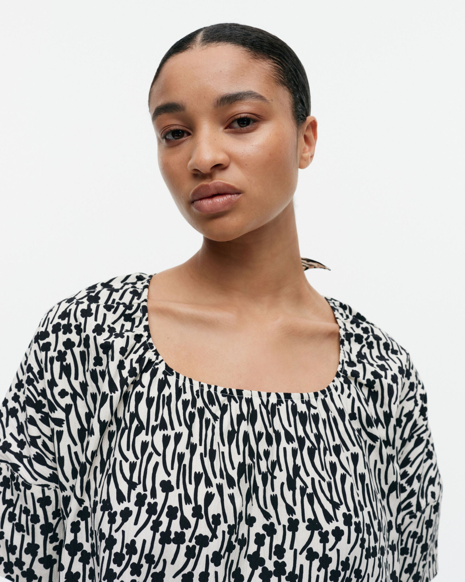 Marimekko Beesi Tuulahdus cotton seersucker dress | Marimekko Outlet