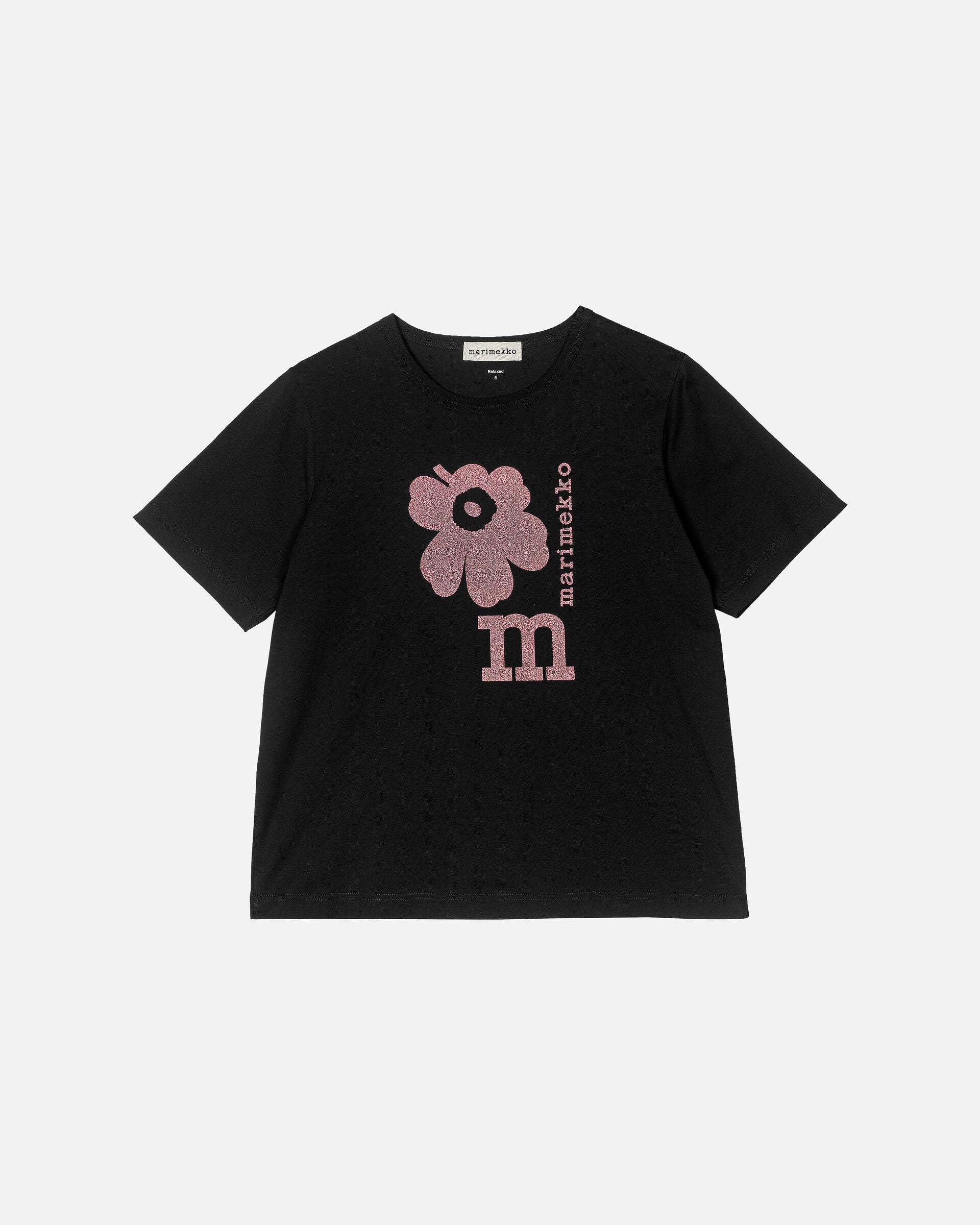 Marimekko Erna Unikko Logo Glitter t-shirt | Marimekko Outlet