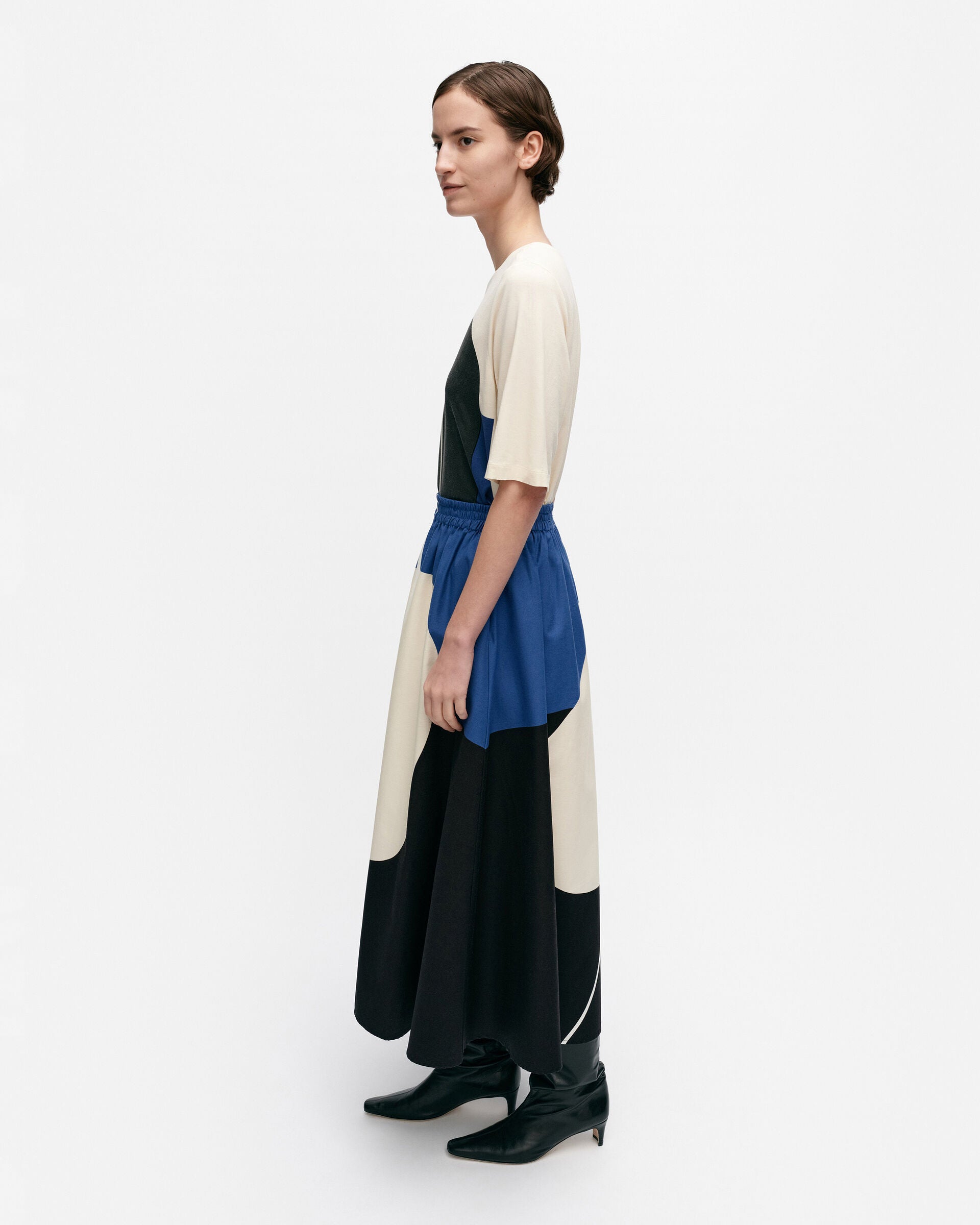 Marimekko Safiiri Kivi N?kee Unta cotton skirt | Marimekko Outlet