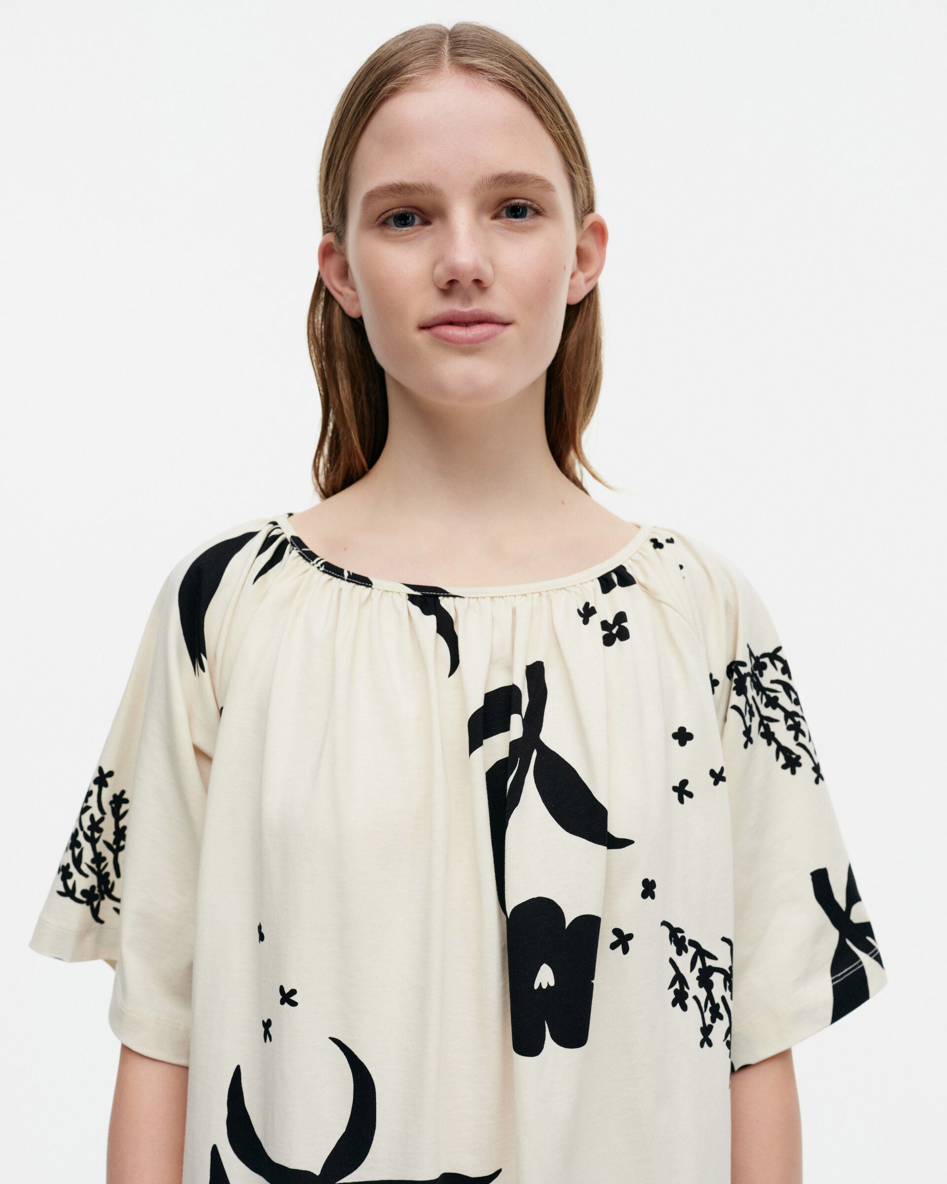 Marimekko Draperia Herbaario jersey dress | Marimekko Outlet