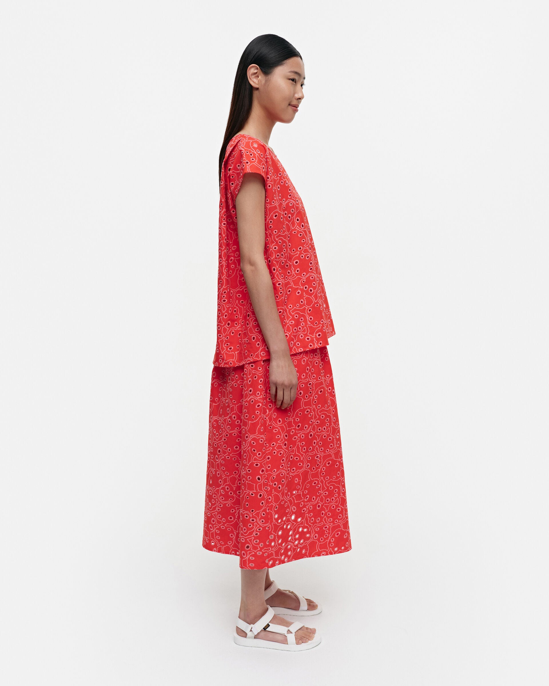 Marimekko Nahkol Rentukka cotton top | Marimekko Outlet