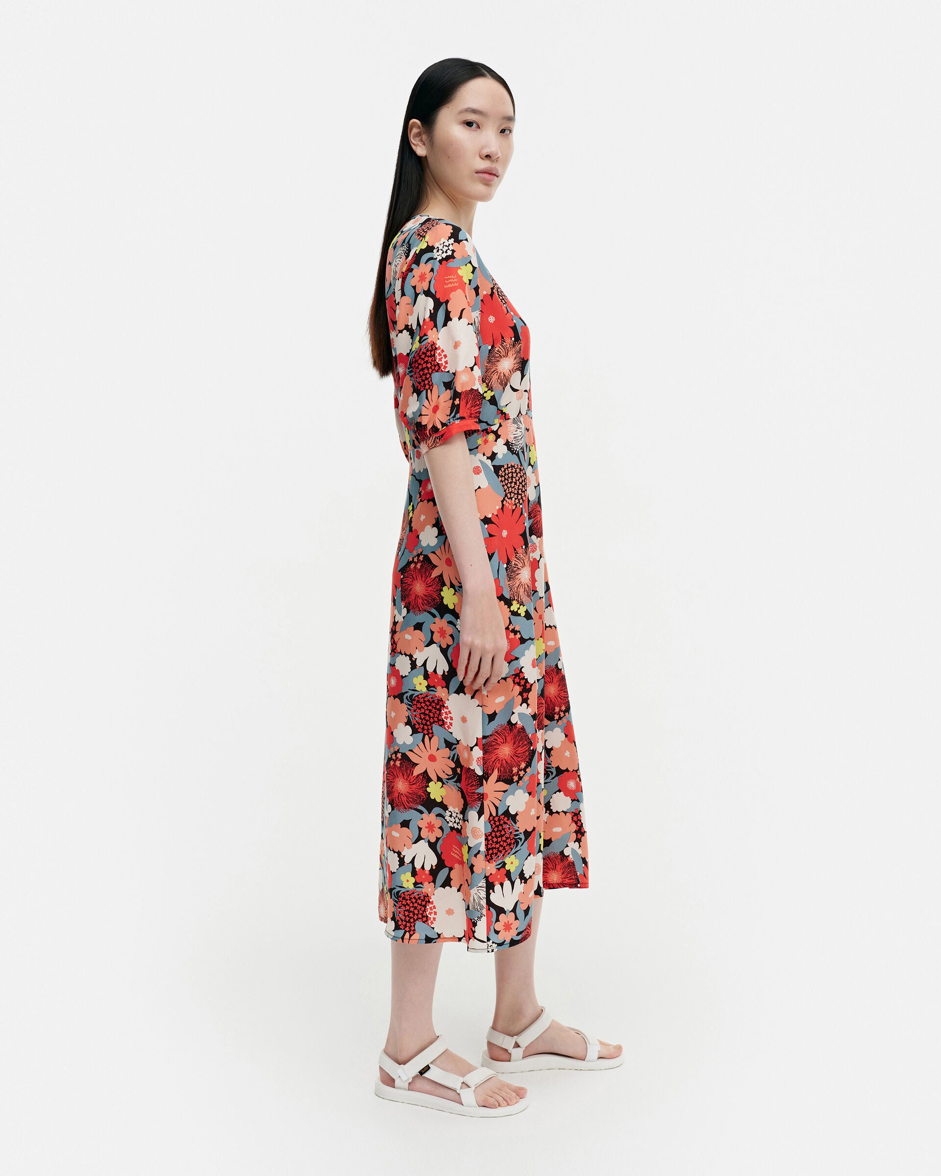 Marimekko Absidi Suvikimppu cupro dress | Marimekko Outlet