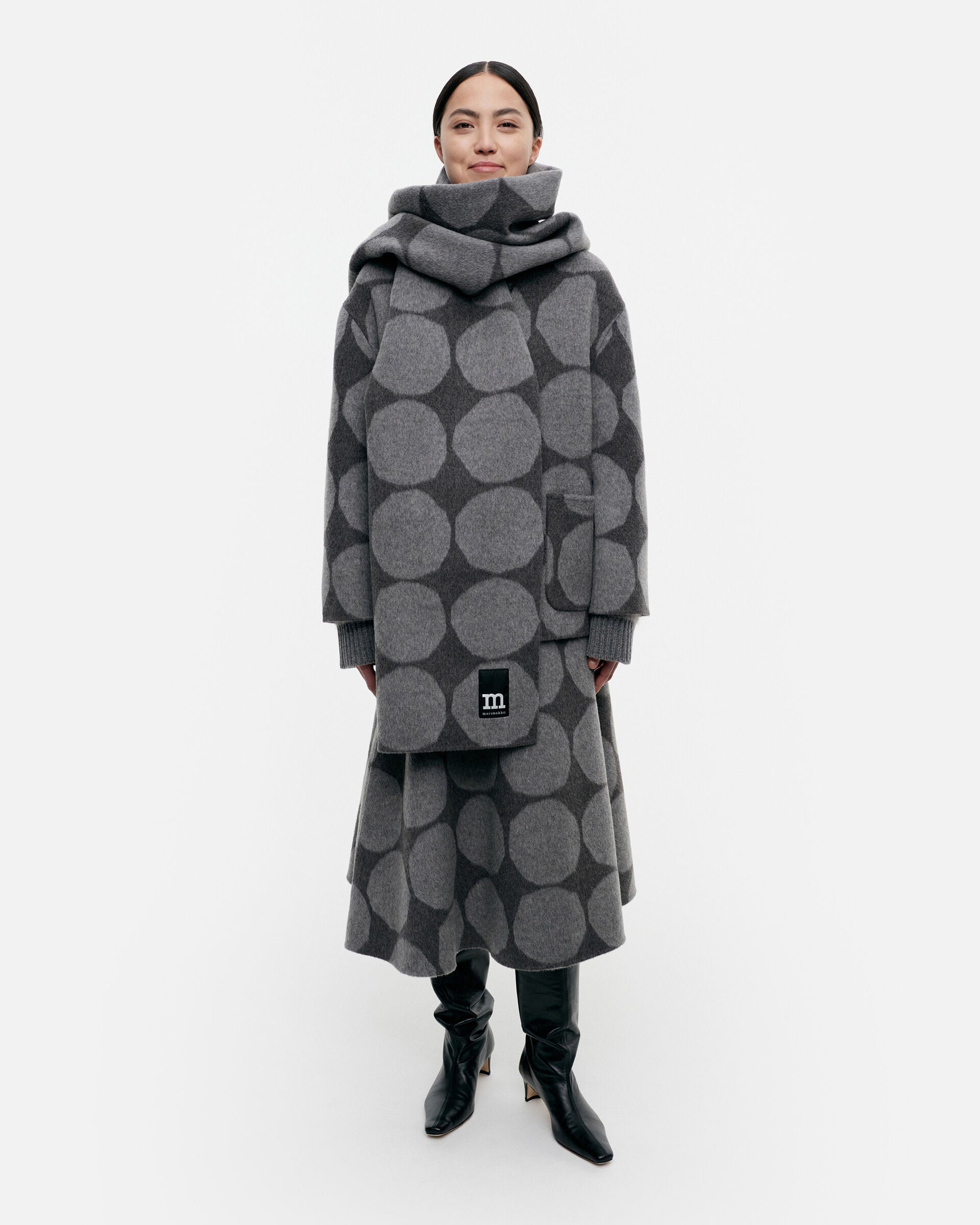 Marimekko Entasis Kivet wool coat | Marimekko Outlet