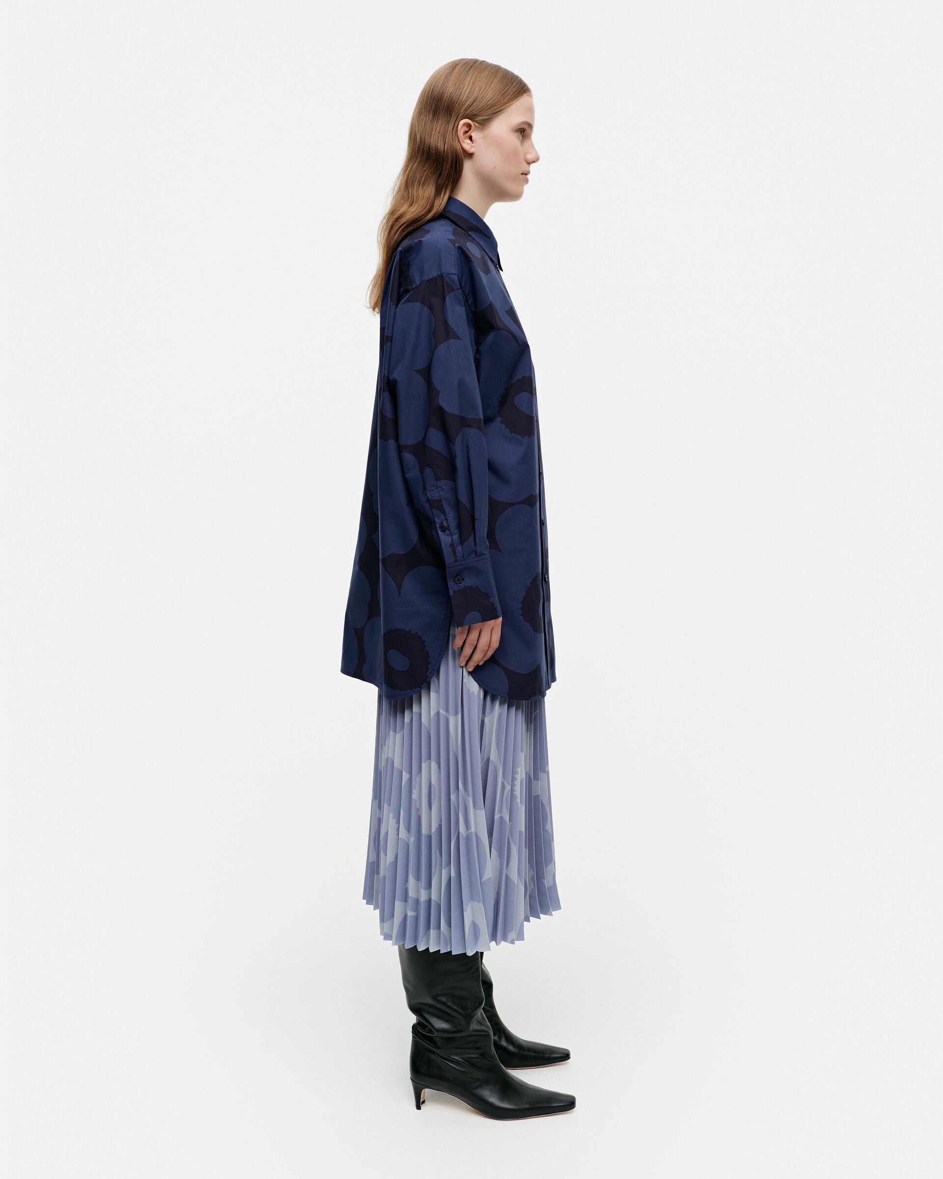 Marimekko Nila Unikko cotton poplin shirt | Marimekko Outlet