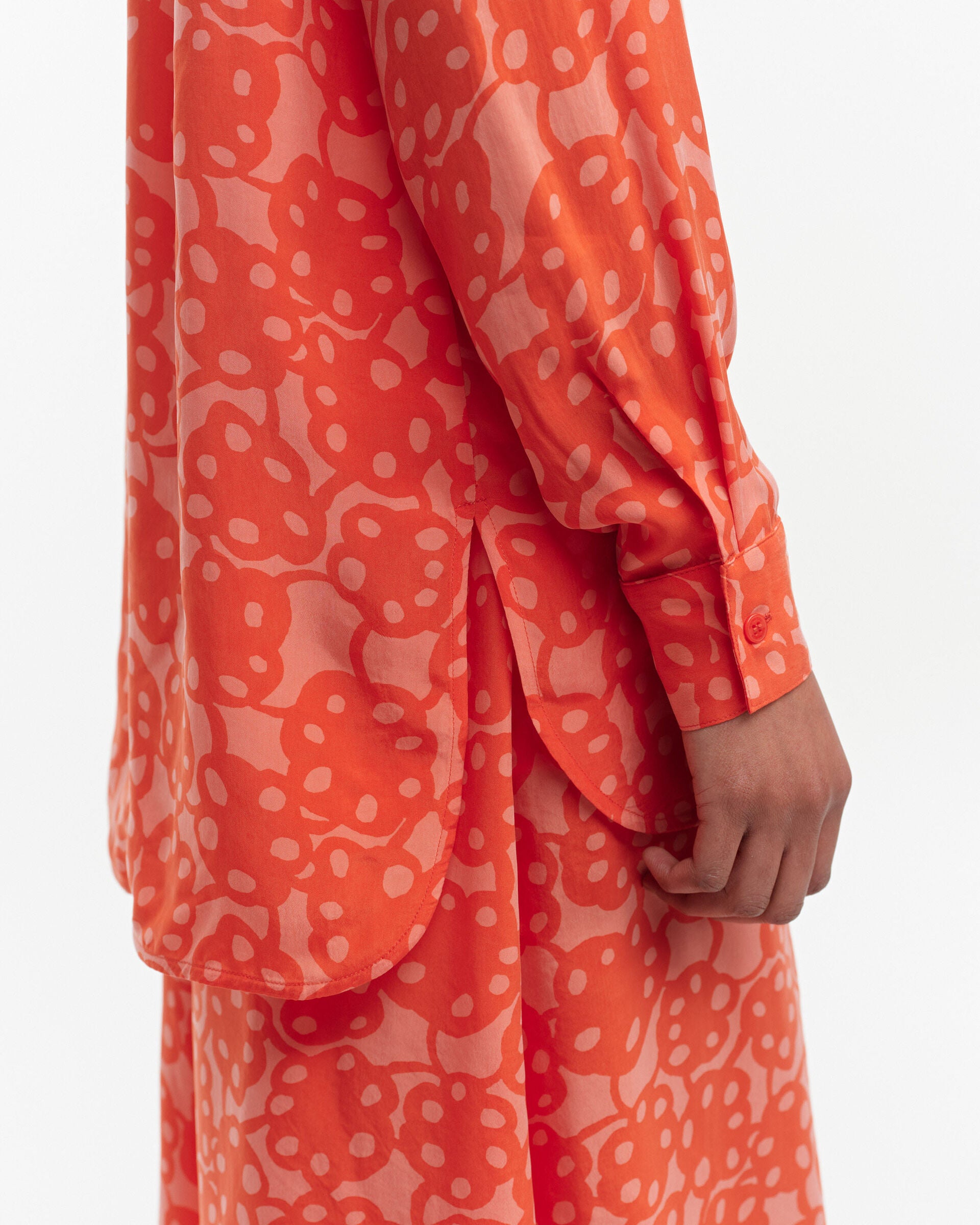 Marimekko Kromi Rentukka cupro blouse | Marimekko Outlet