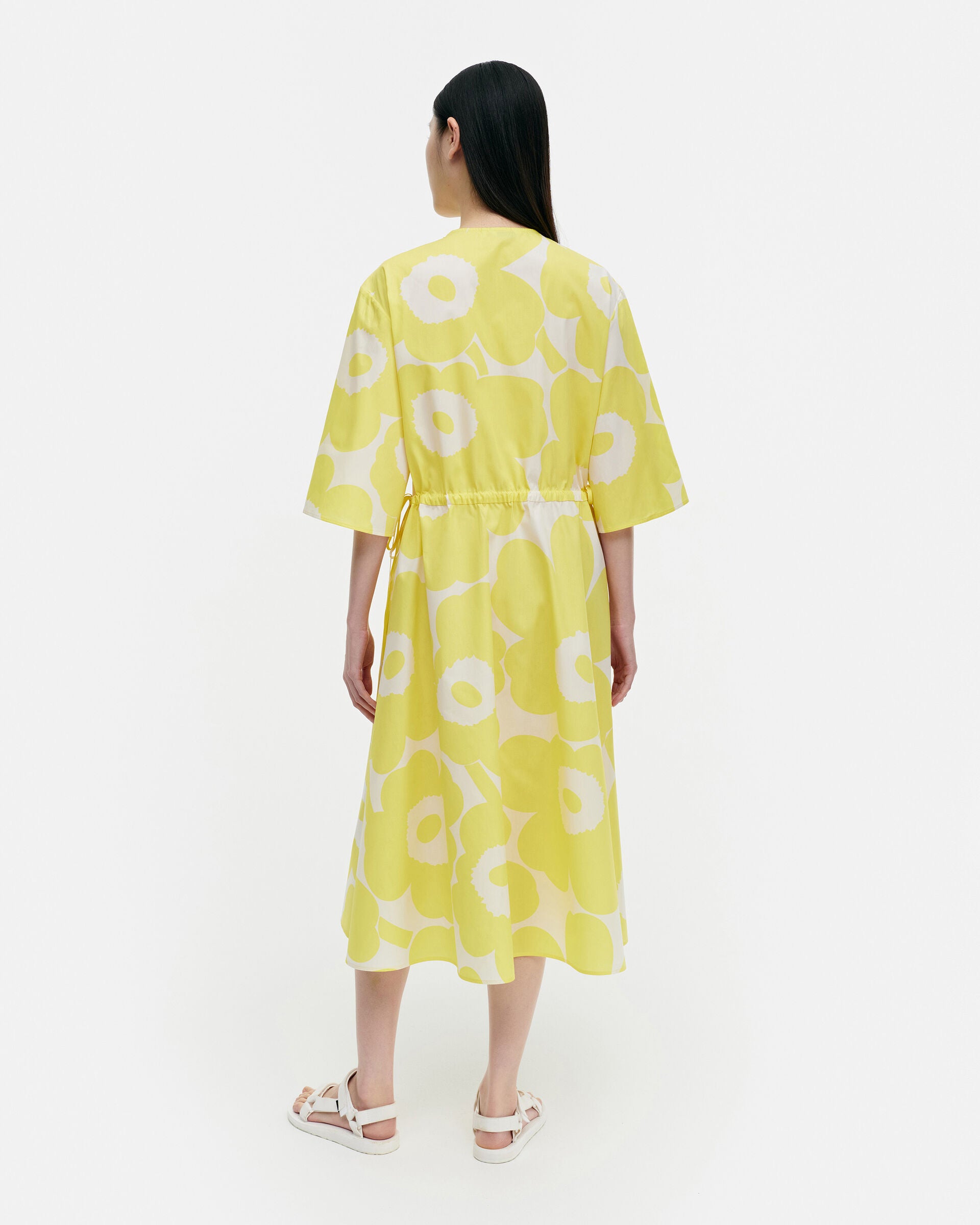 Marimekko Fiaali Unikko cotton poplin dress | Marimekko Outlet