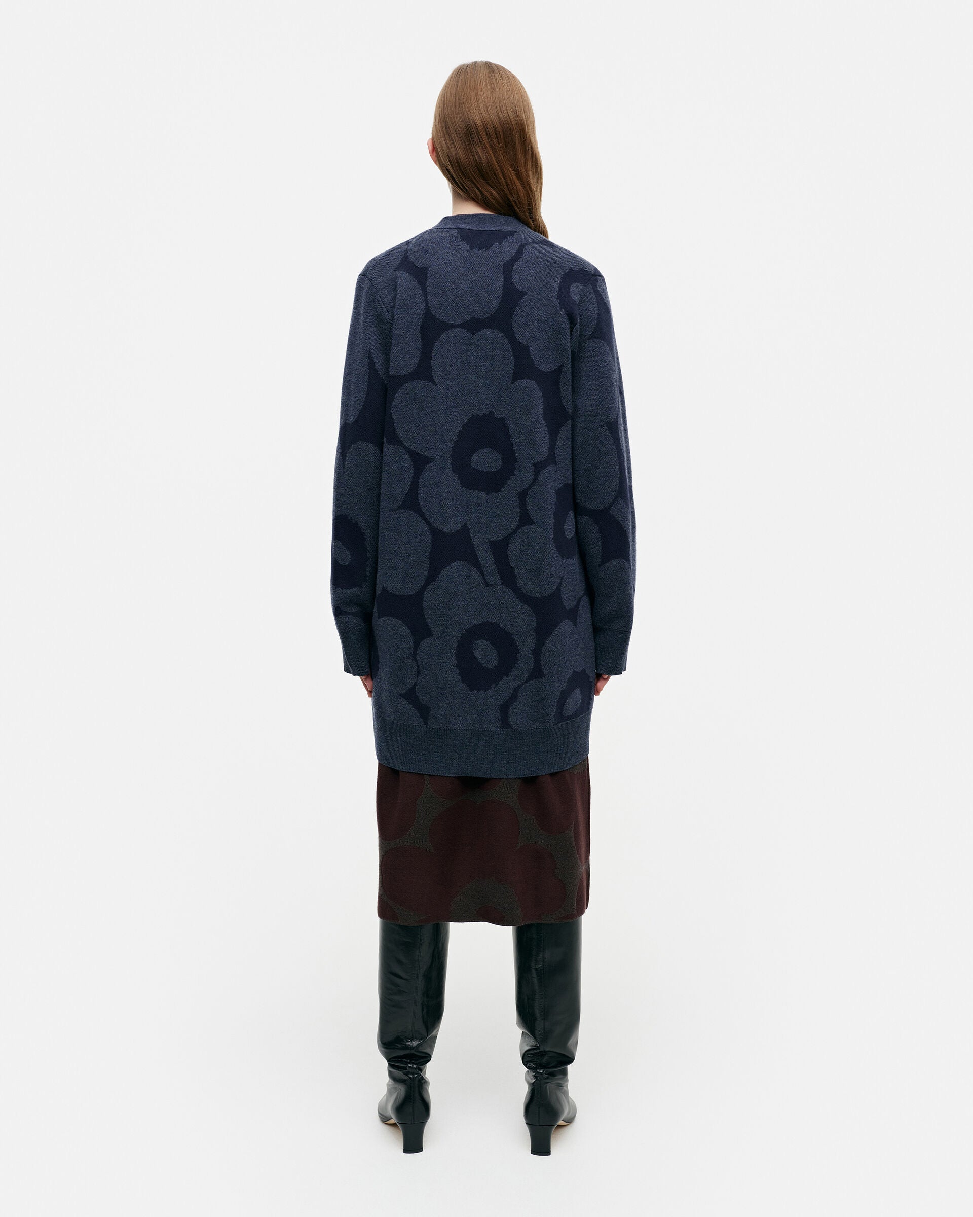 Marimekko Kadmium Unikko knitted wool cardigan | Marimekko Outlet