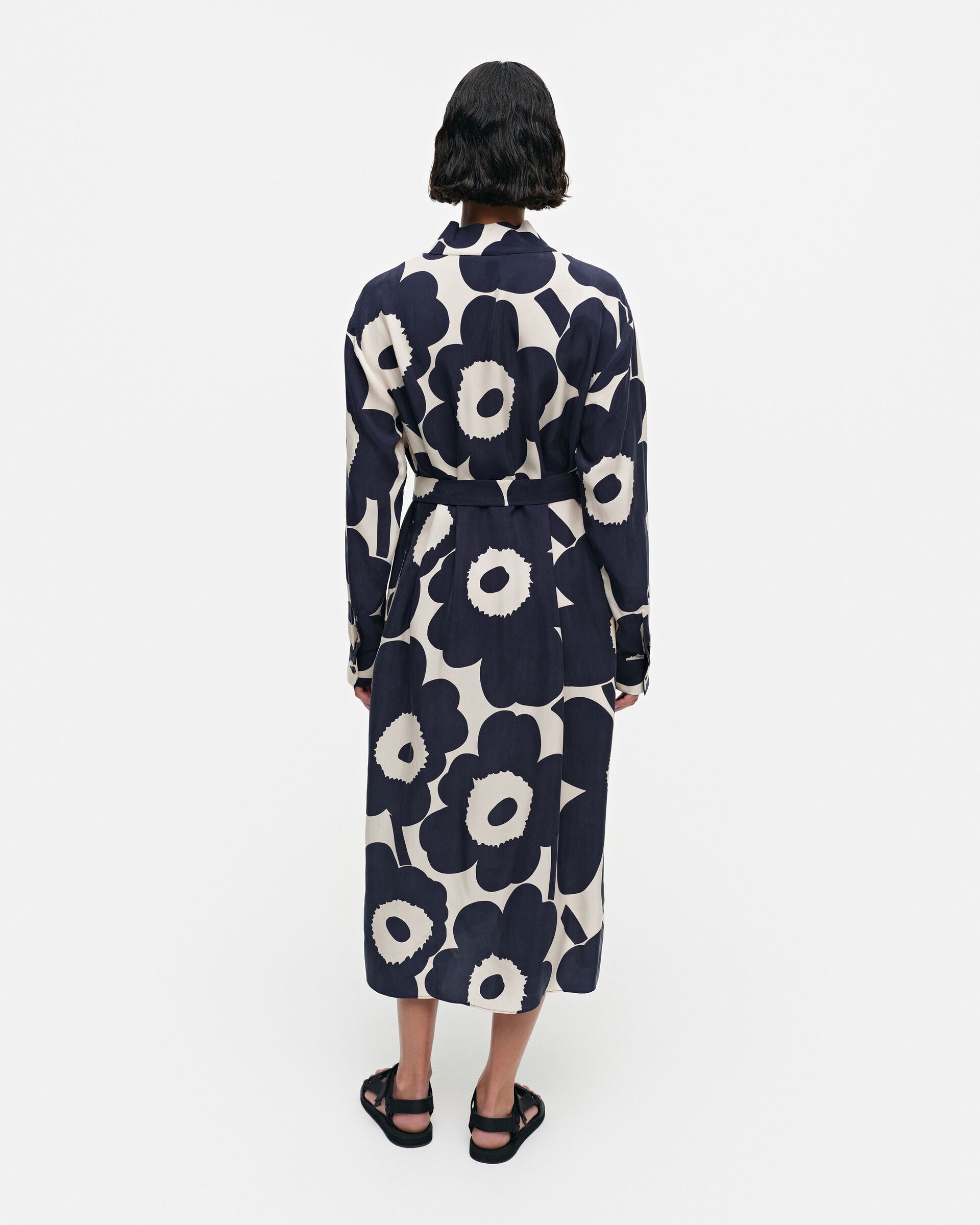 Marimekko Iissat Unikko cupro mix dress | Marimekko Outlet