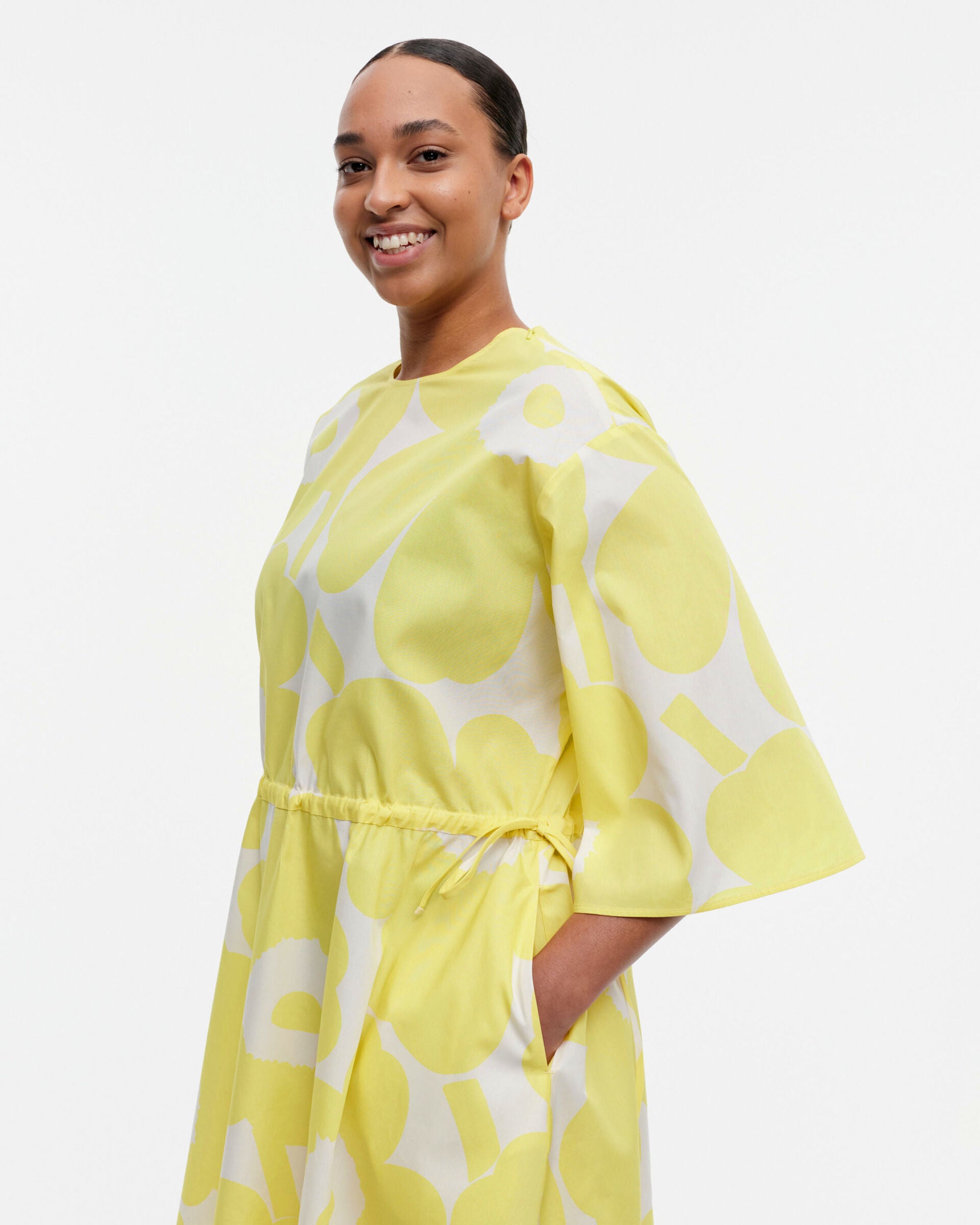 Marimekko Fiaali Unikko cotton poplin dress | Marimekko Outlet