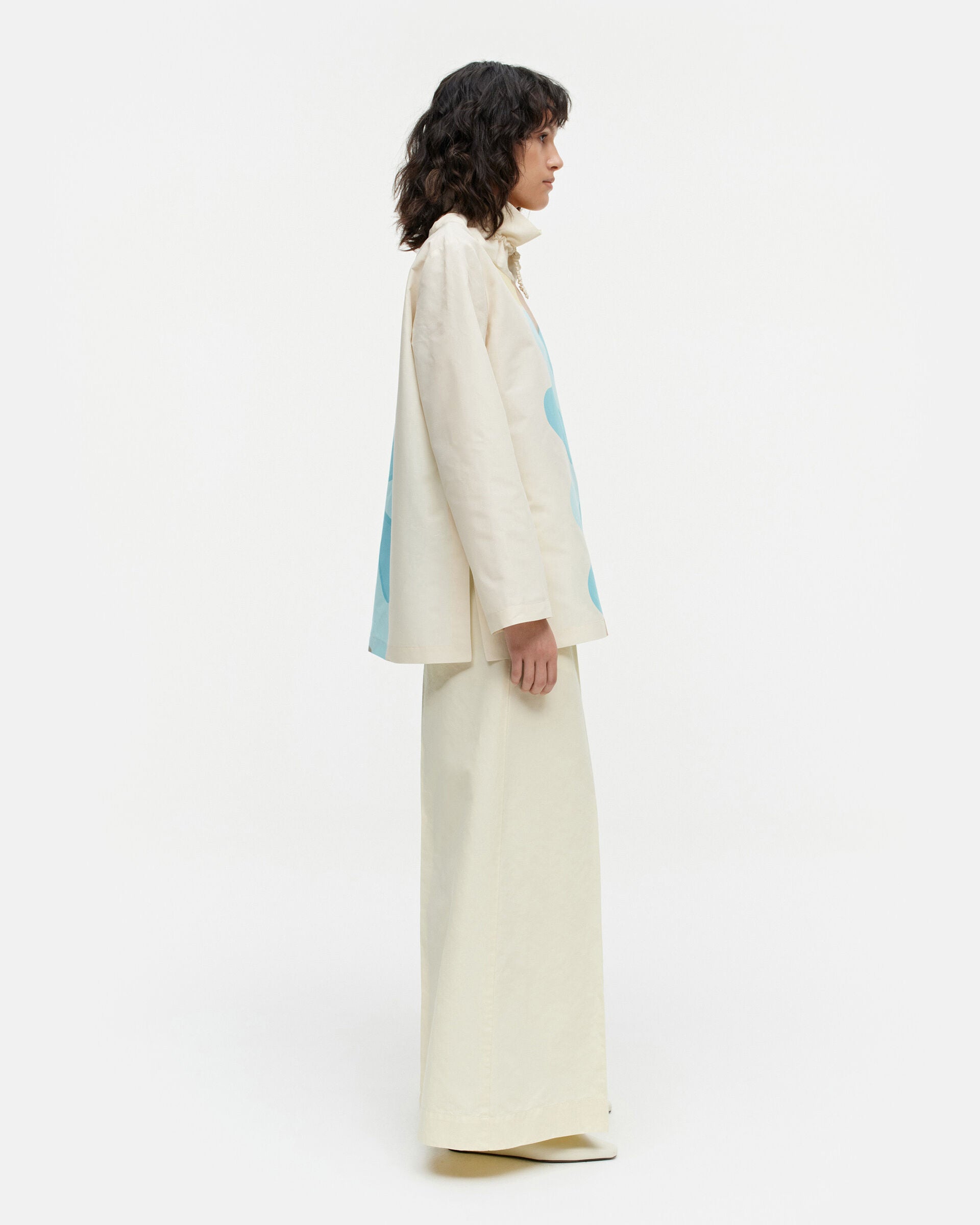 Marimekko Futuuri Meduusa cotton-linen blouse | Marimekko Outlet