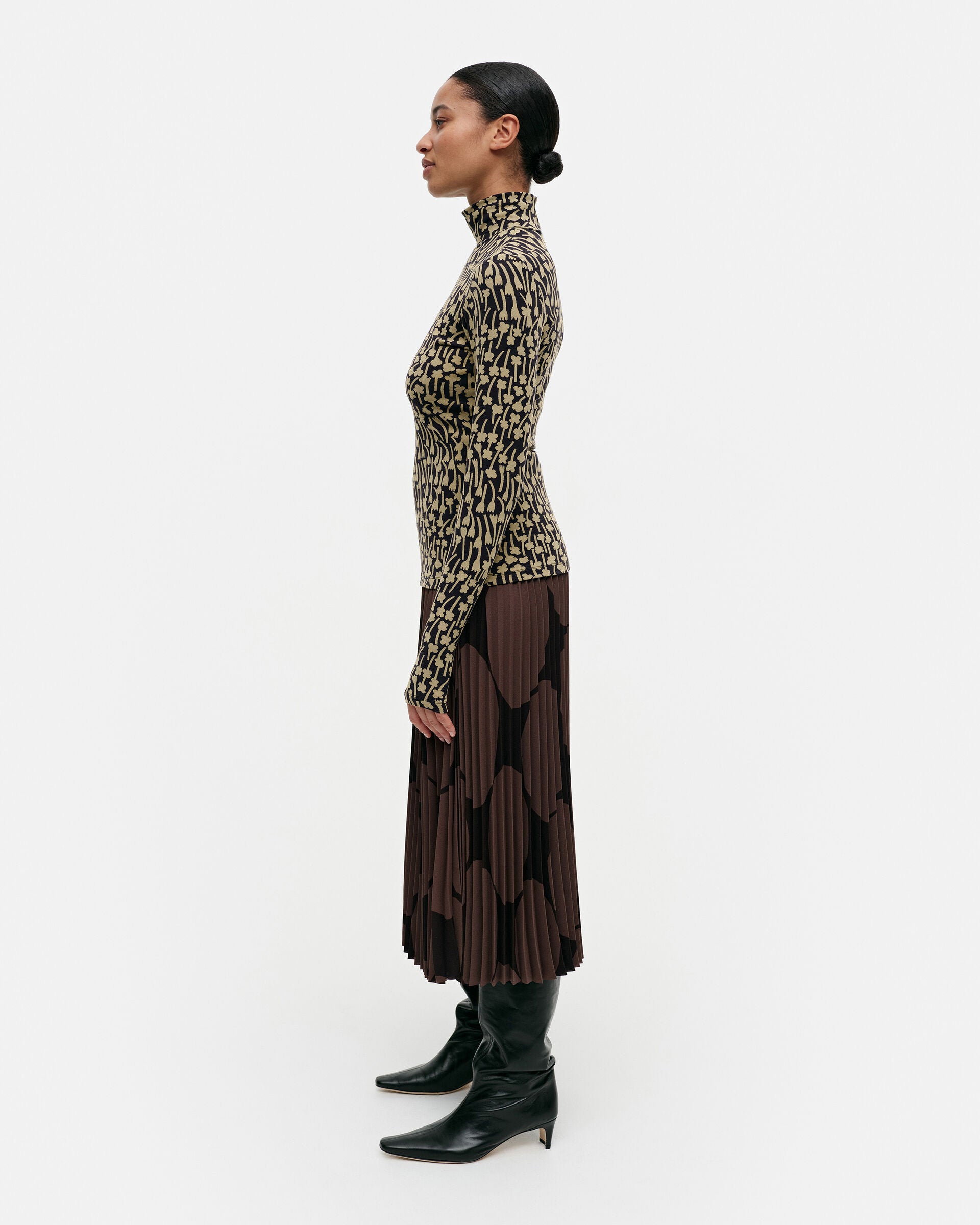 Marimekko J?k?l? Tuulahdus jersey turtleneck top | Marimekko Outlet