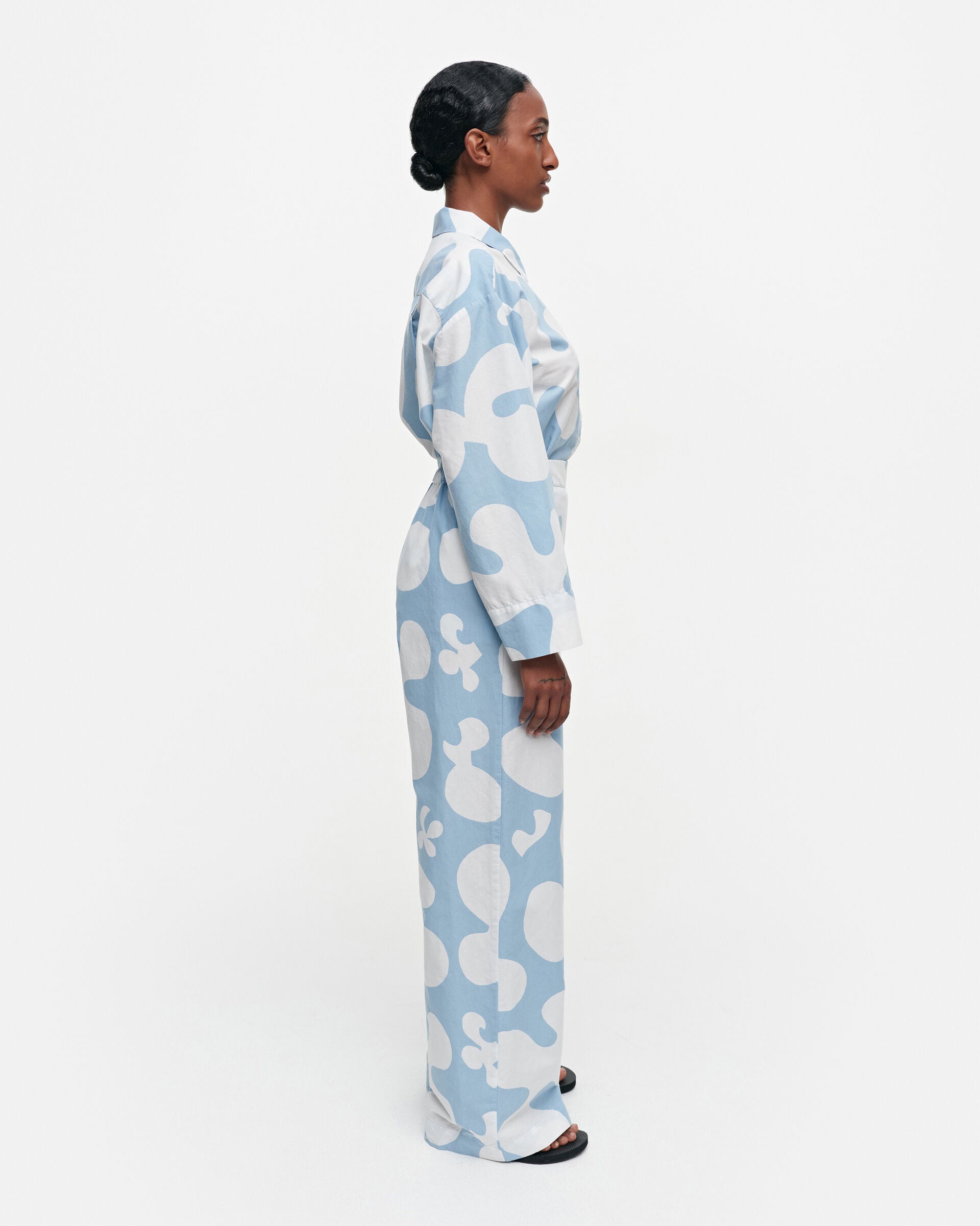 Marimekko Hegon Pulloposti cotton-linen trousers | Marimekko Outlet