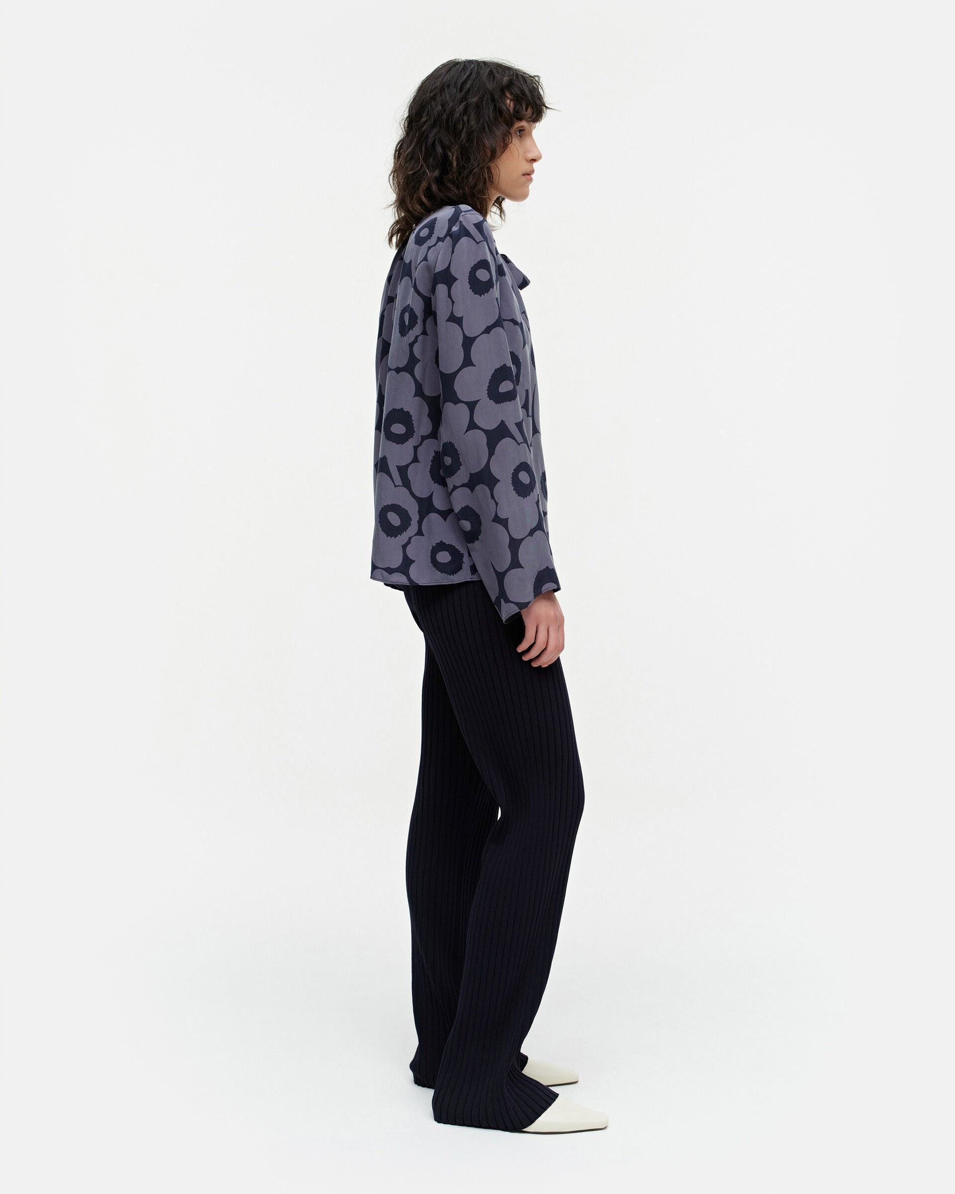 Marimekko Sorina Unikko cupro blouse | Marimekko Outlet