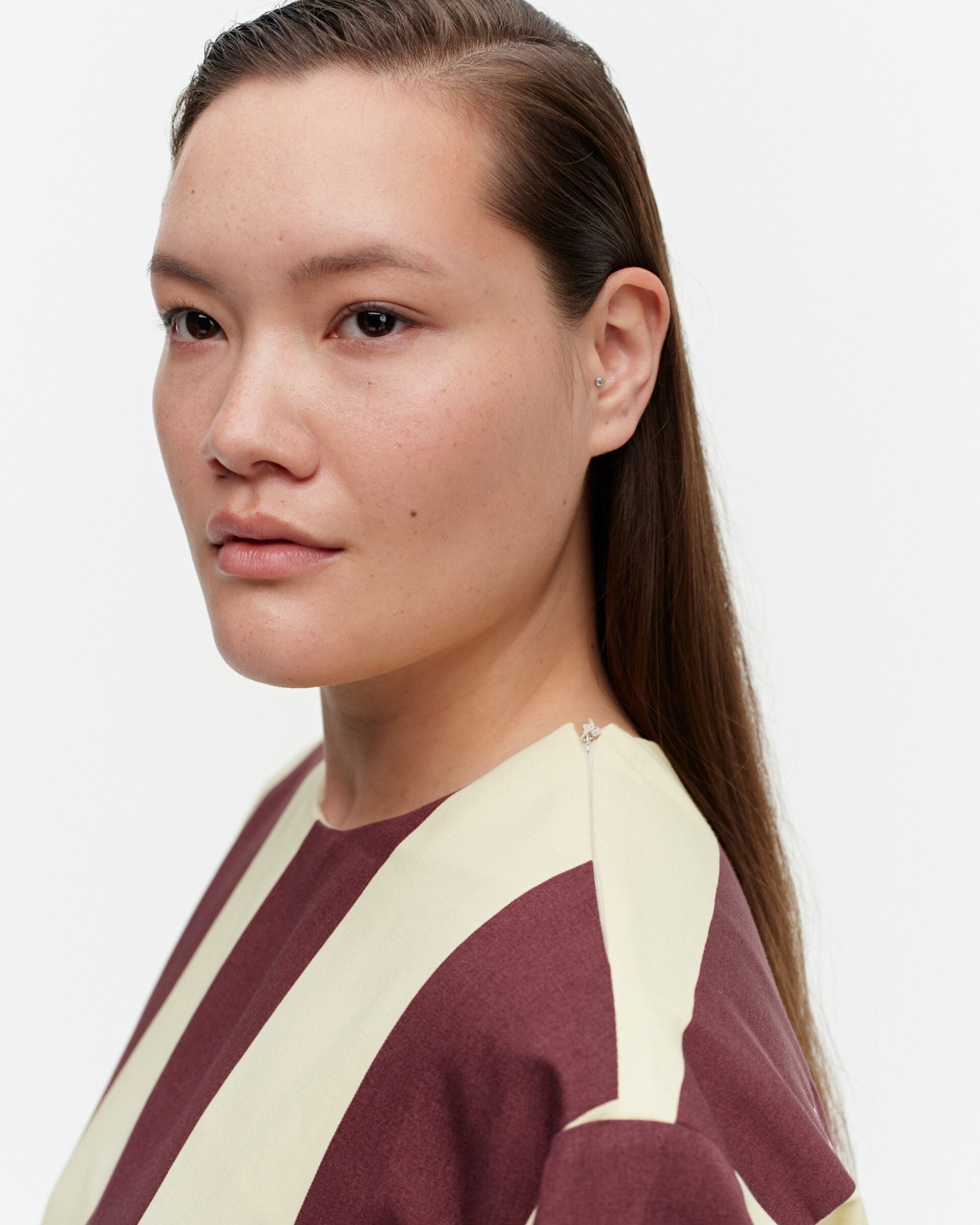 Marimekko Aase Maalis Albatrossi cotton-linen dress | Marimekko Outlet