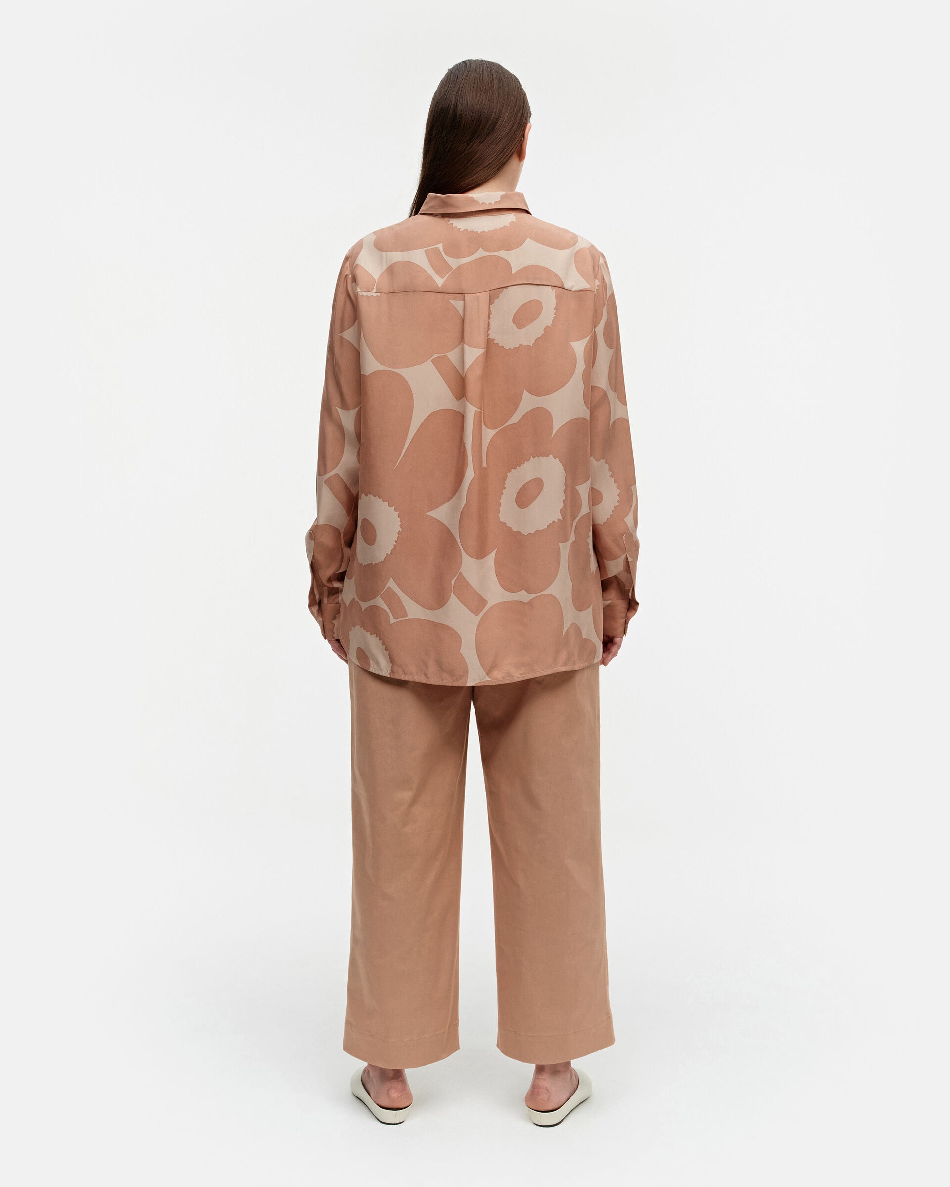 Marimekko V?rssy Unikko cupro-viscose shirt | Marimekko Outlet