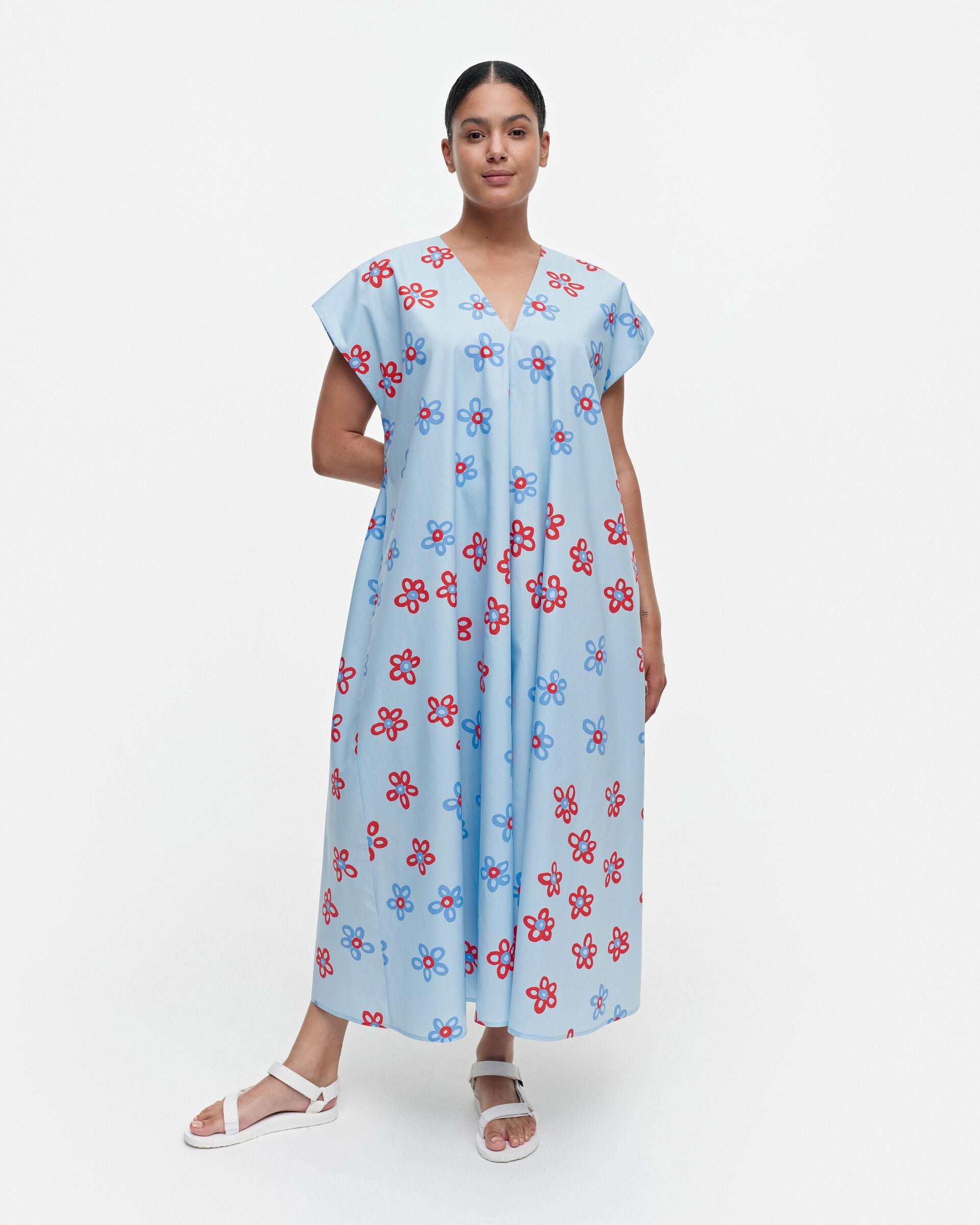 Marimekko Meret Demeter cotton poplin dress | Marimekko Outlet
