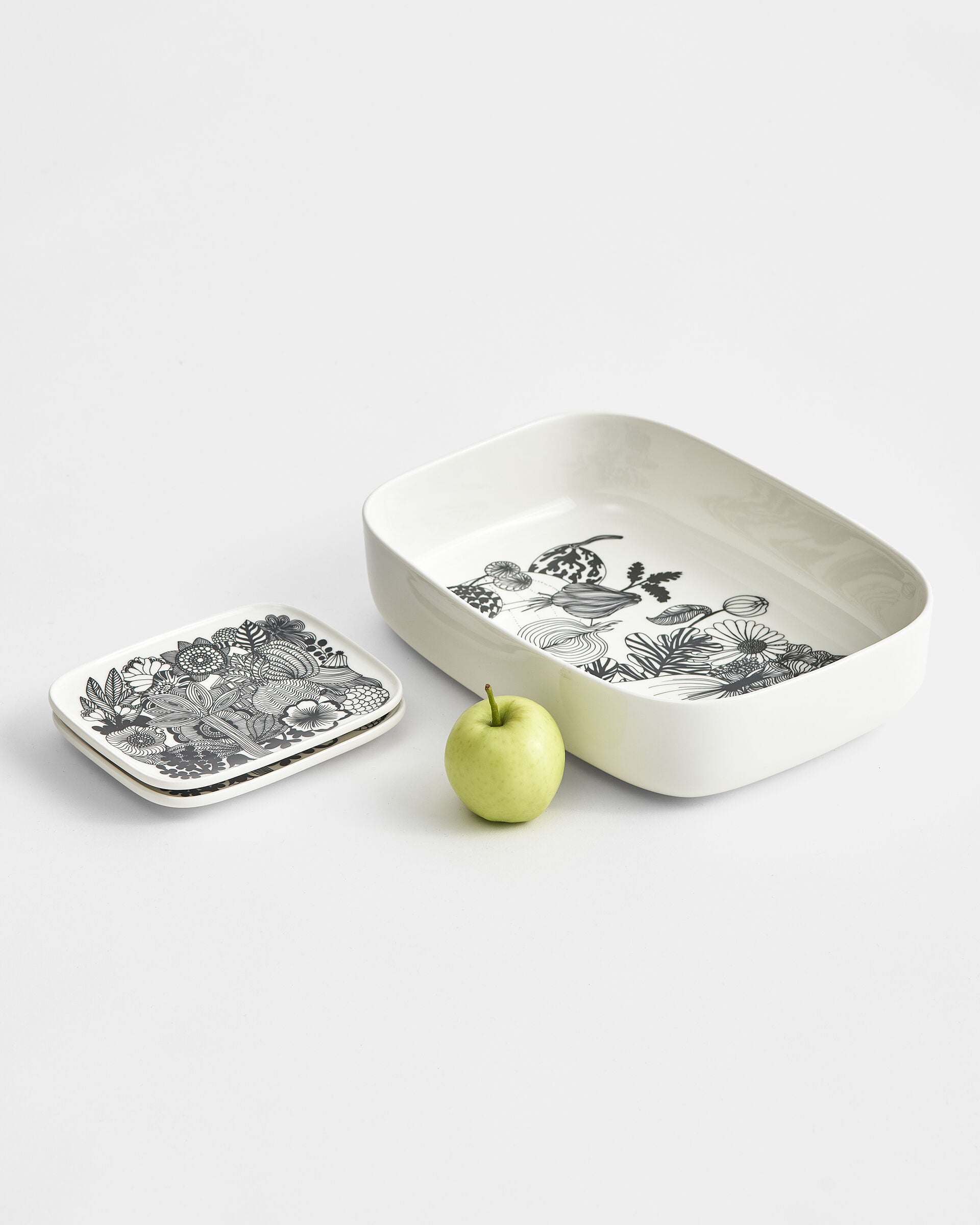 Marimekko Siirtolapuutarha rectangular plate | Marimekko Outlet