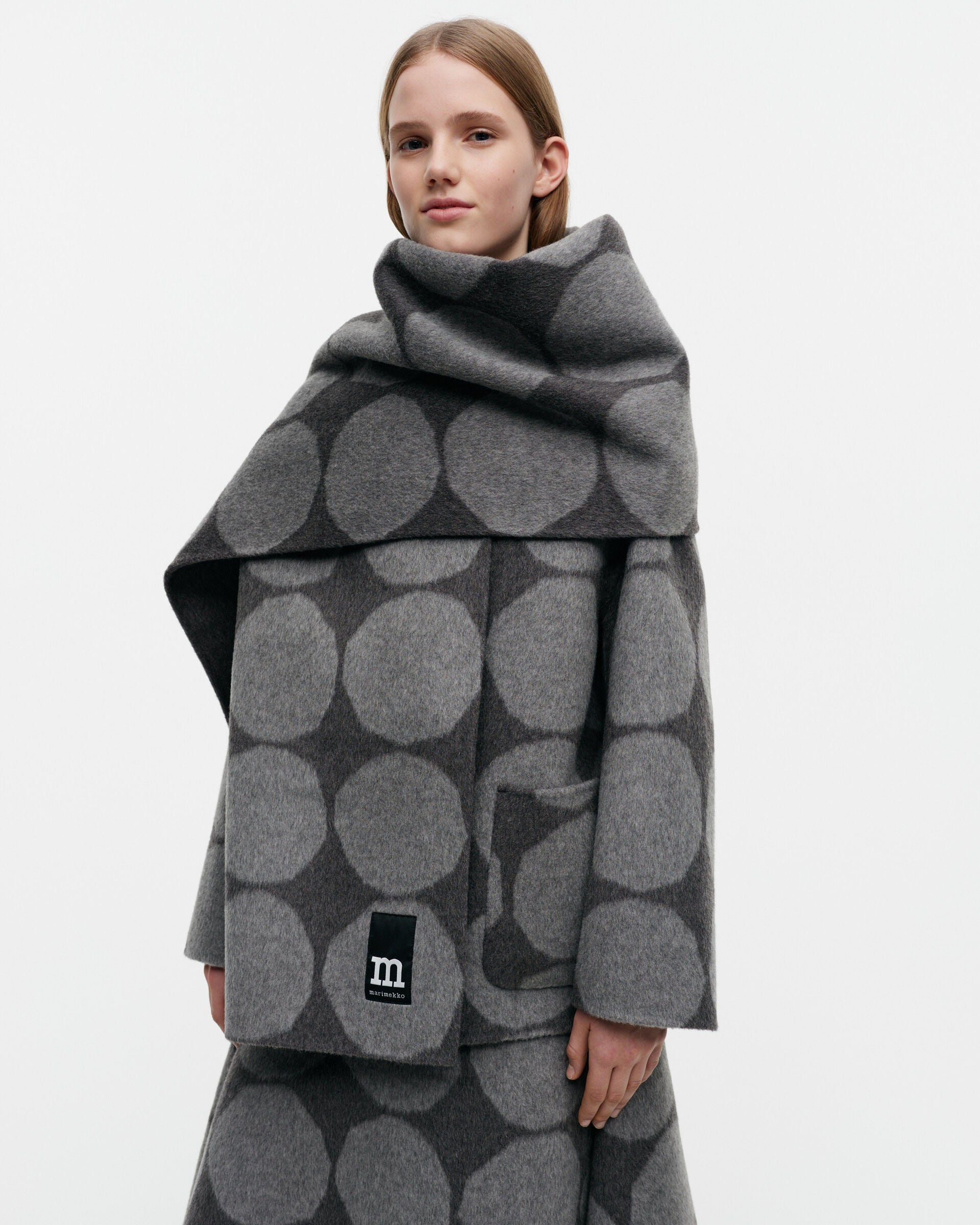 Marimekko Empore Kivet wool shawl | Marimekko Outlet