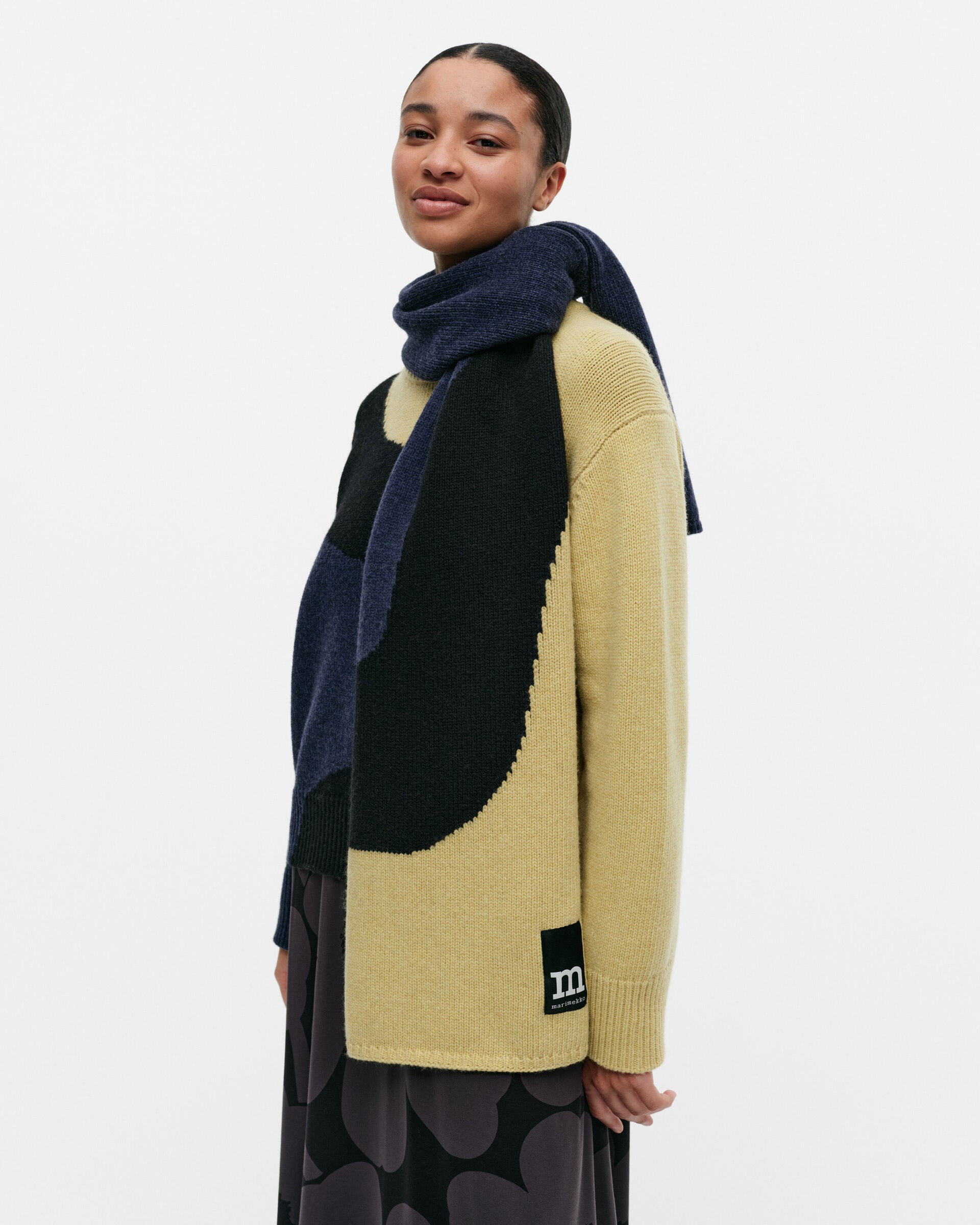 Marimekko Detalji Seireeni wool scarf | Marimekko Outlet