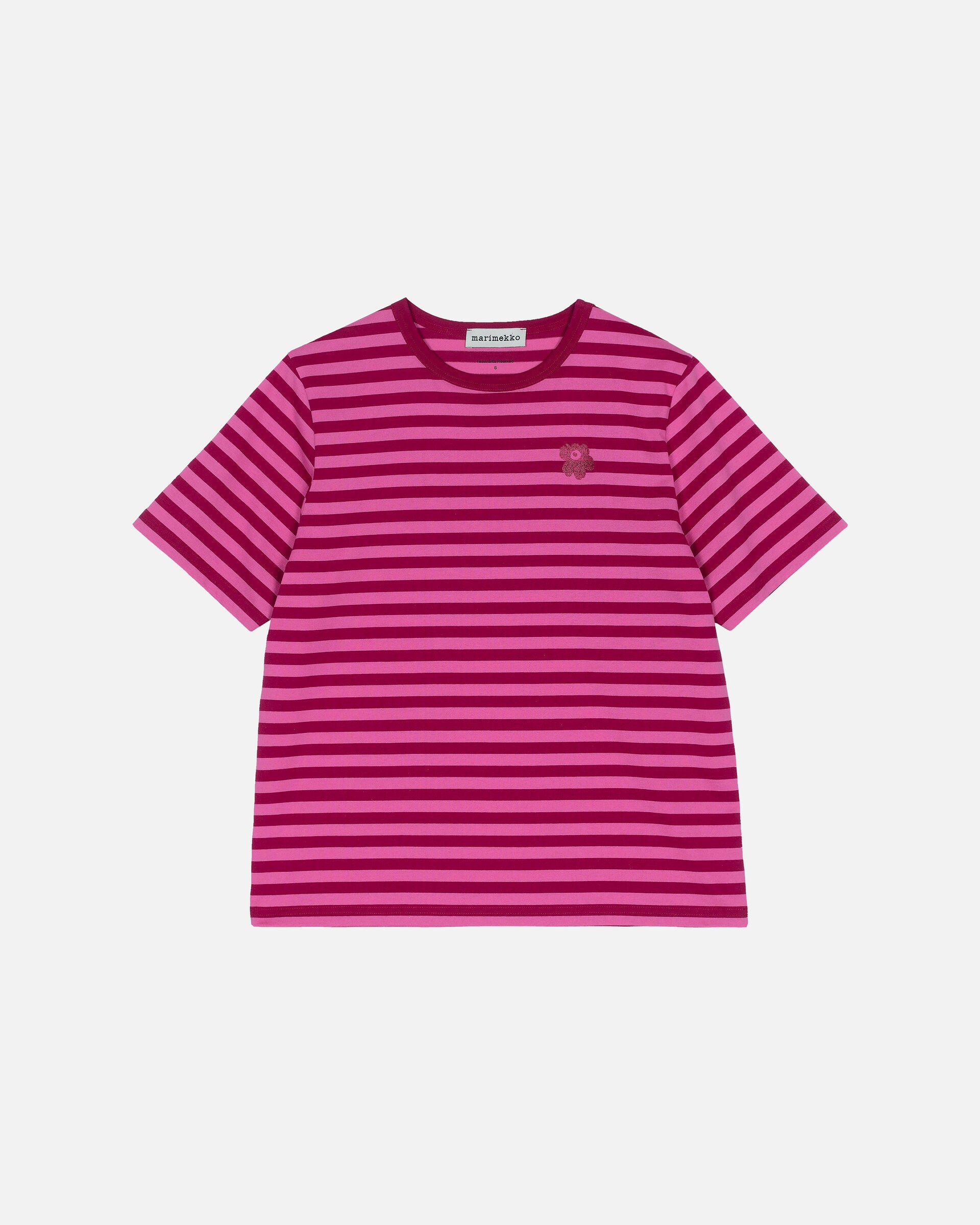 Marimekko Tasaraita Relaxed Short Sleeve Glitter t-shirt | Marimekko Outlet