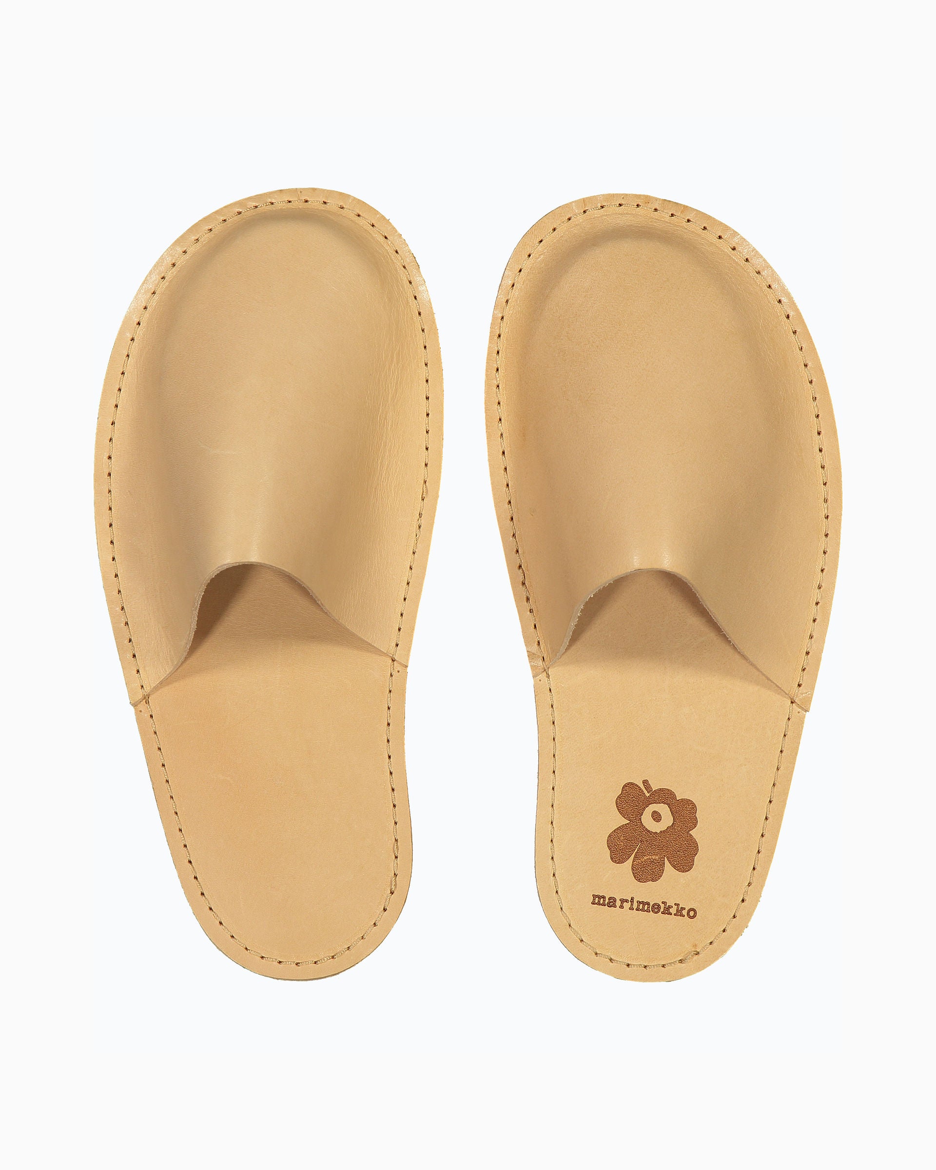 Marimekko Unikko leather slippers | Marimekko Outlet
