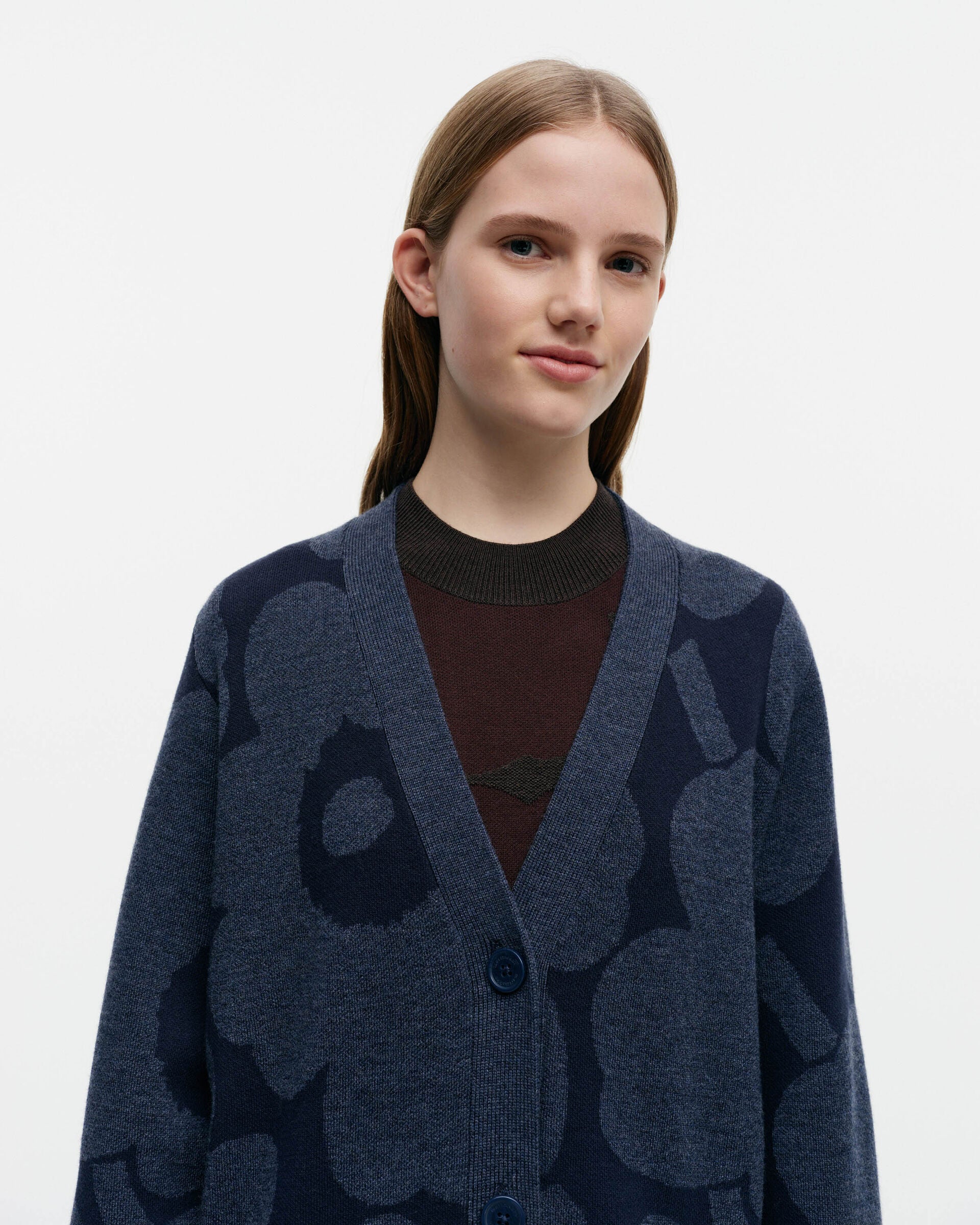 Marimekko Kadmium Unikko knitted wool cardigan | Marimekko Outlet