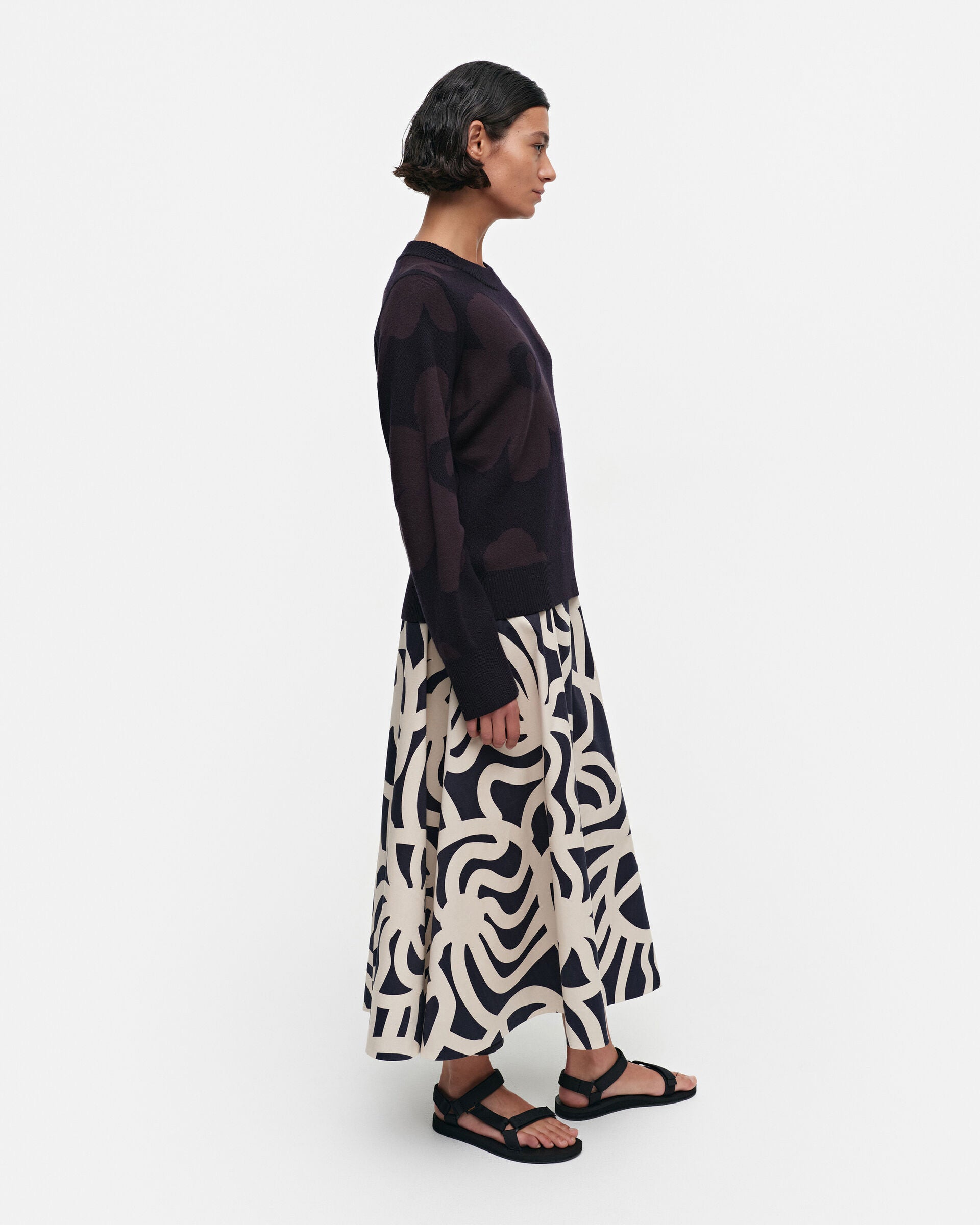 Marimekko Alina Juhla Unikko knitted wool sweater | Marimekko Outlet