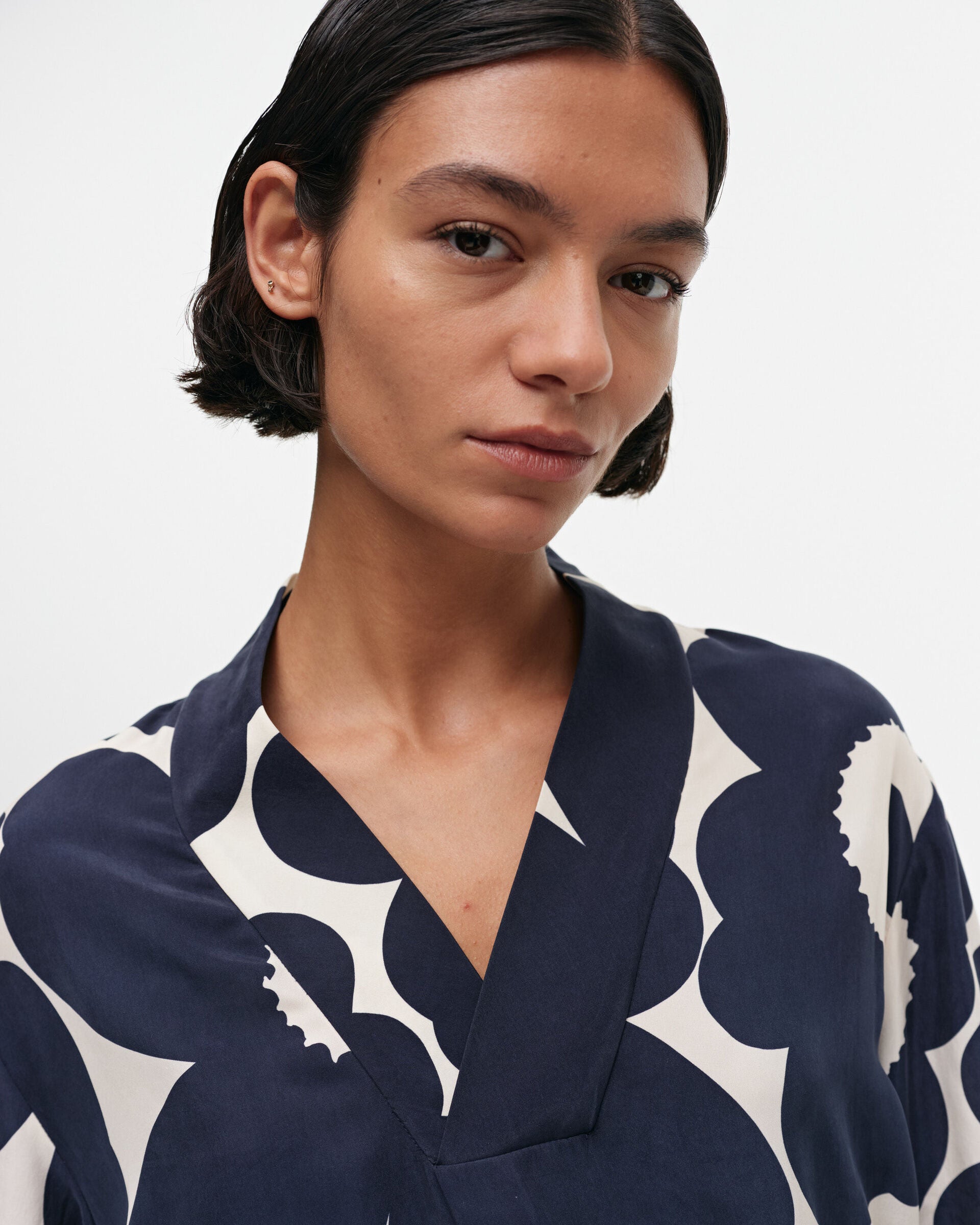 Marimekko Iissat Unikko cupro mix dress | Marimekko Outlet