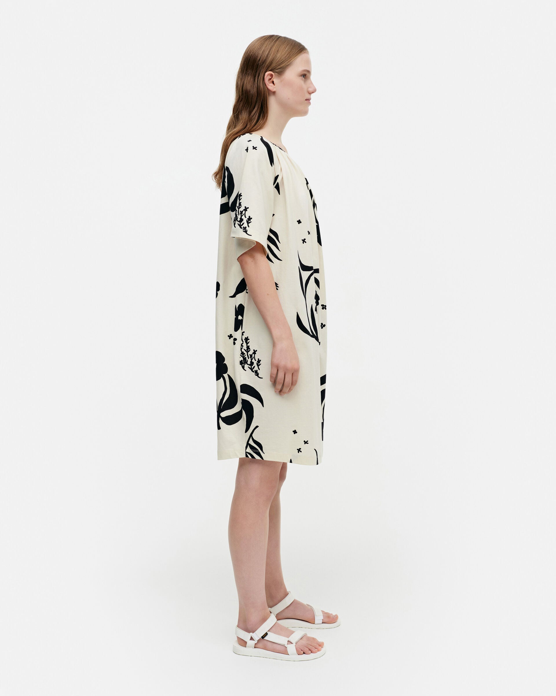 Marimekko Draperia Herbaario jersey dress | Marimekko Outlet