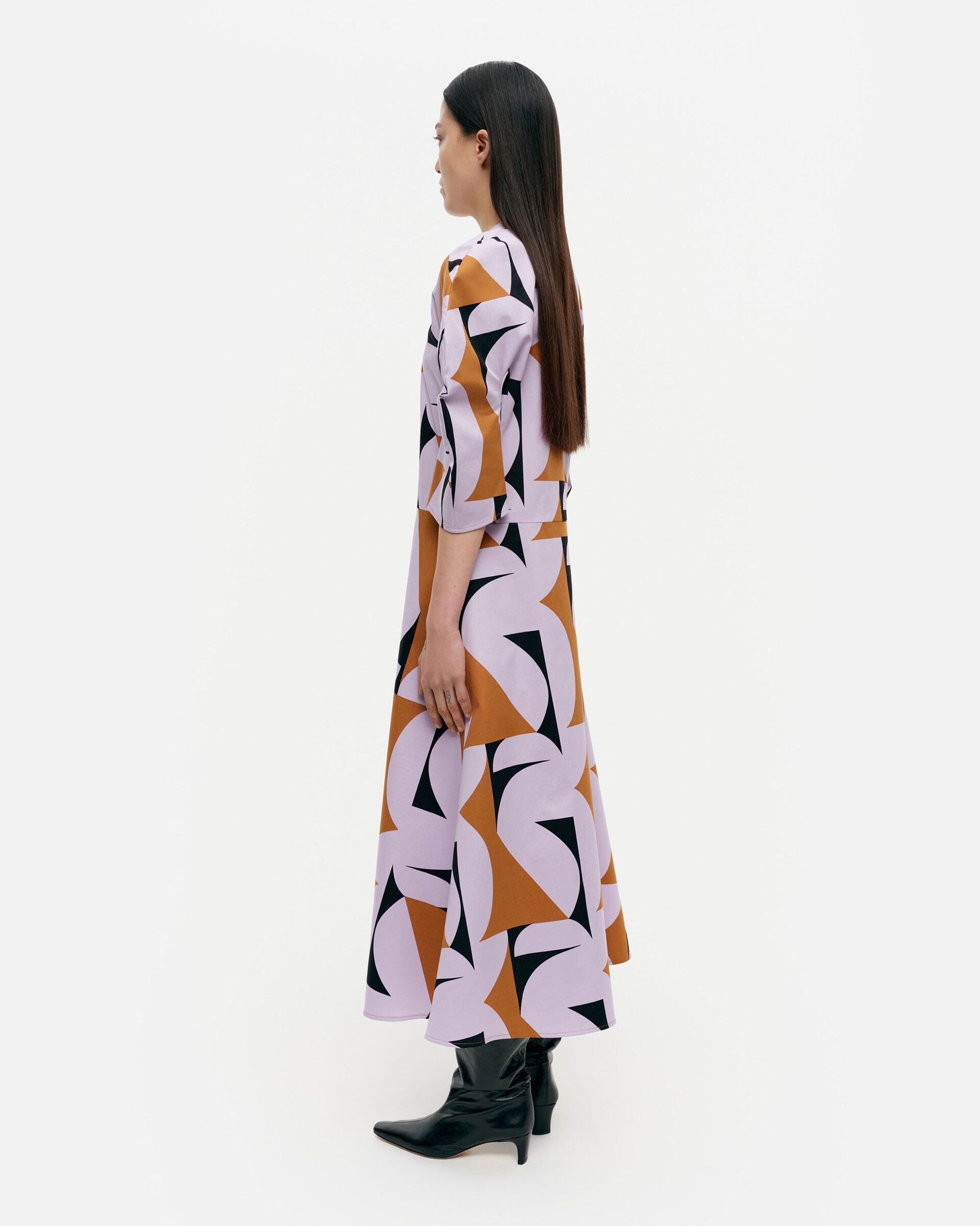 Marimekko Kompositio Pilari cotton dress | Marimekko Outlet