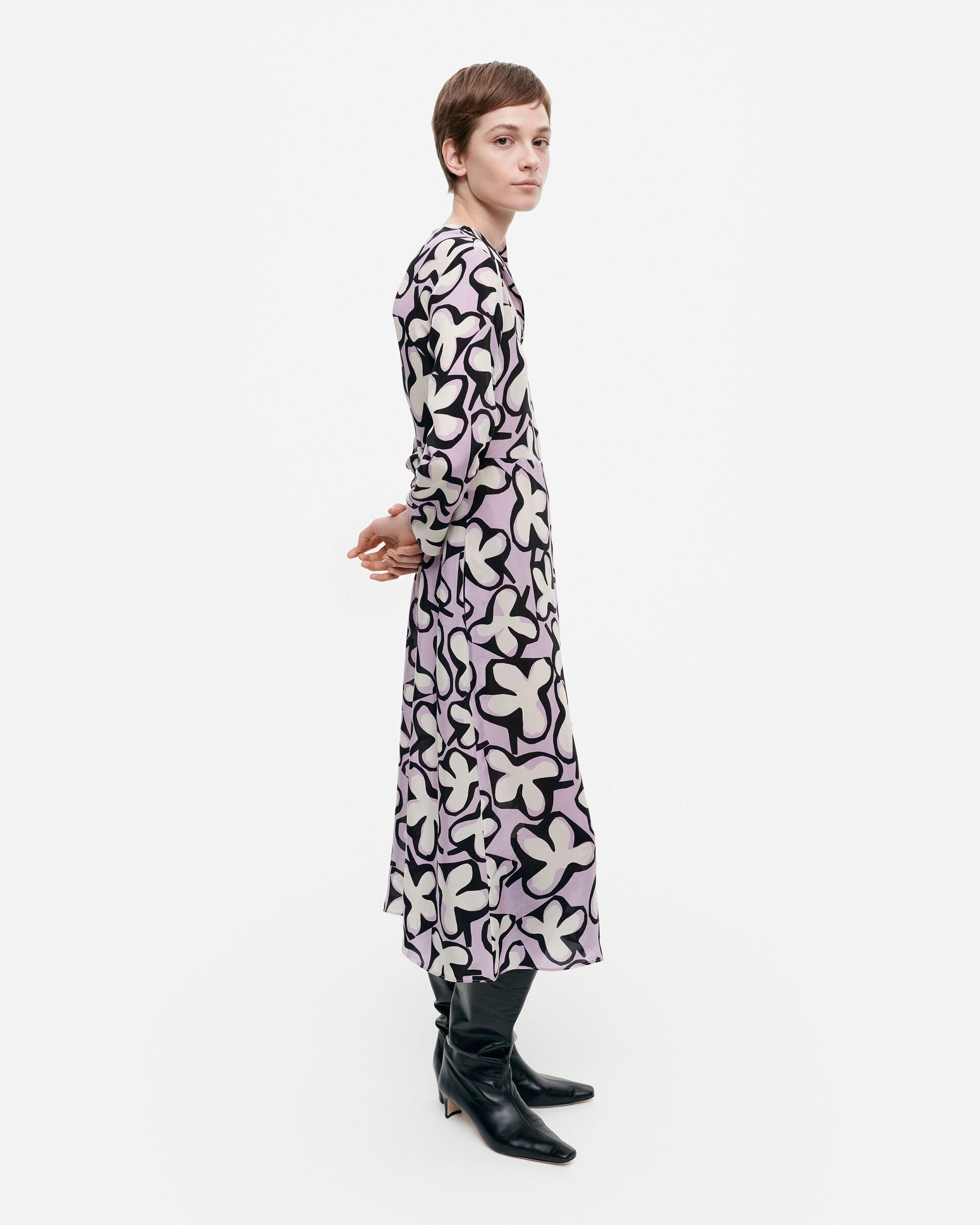 Marimekko Salonki Patikka cupro dress | Marimekko Outlet
