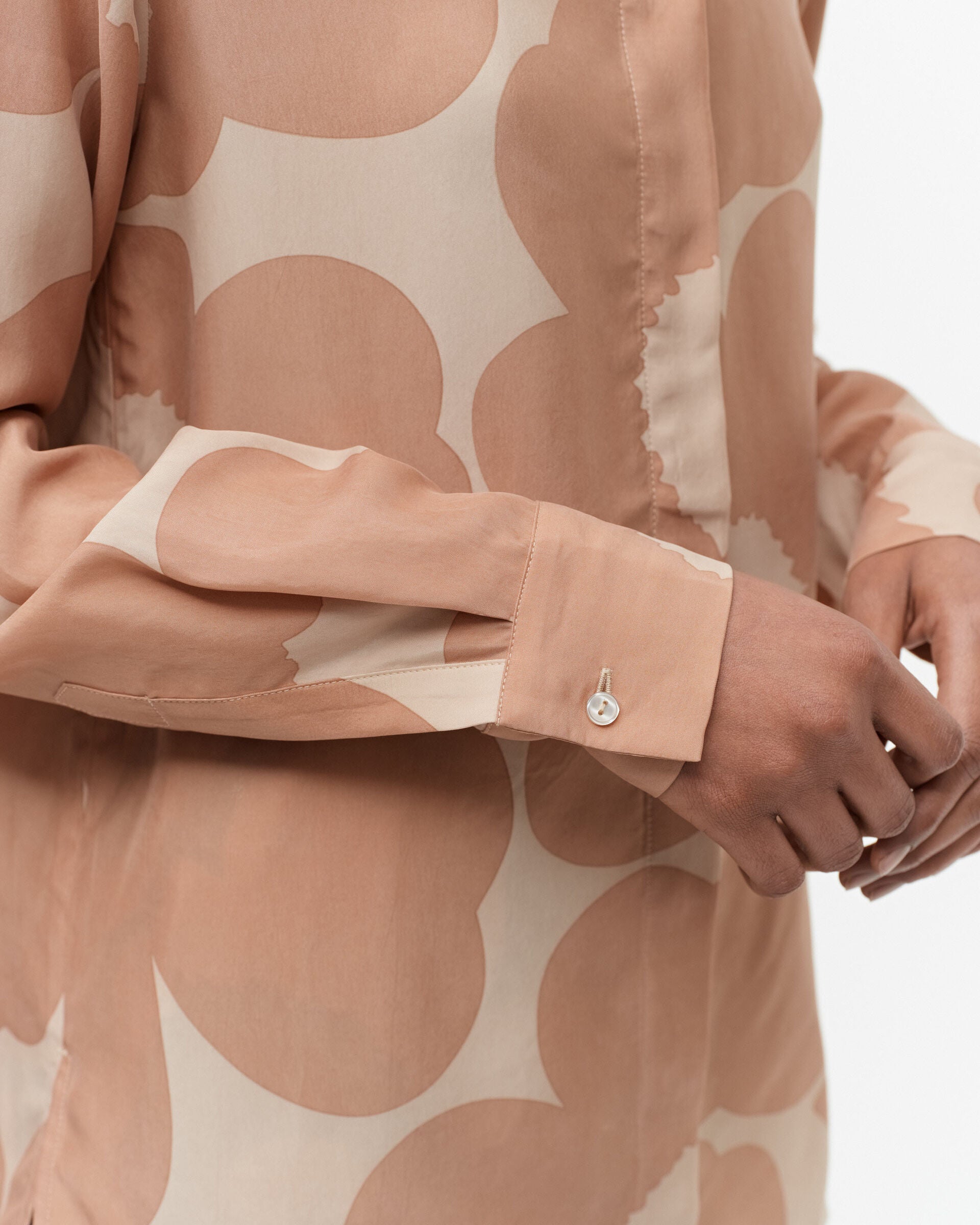 Marimekko V?rssy Unikko cupro-viscose shirt | Marimekko Outlet