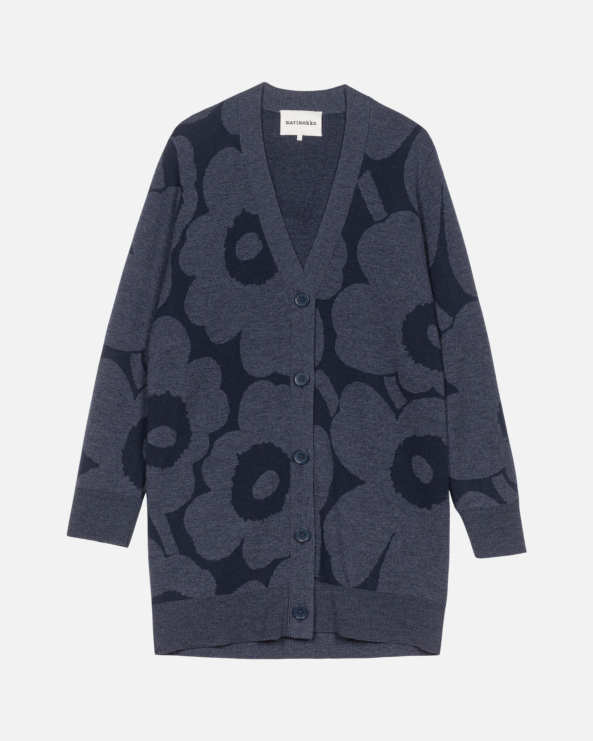 Marimekko Kadmium Unikko knitted wool cardigan | Marimekko Outlet
