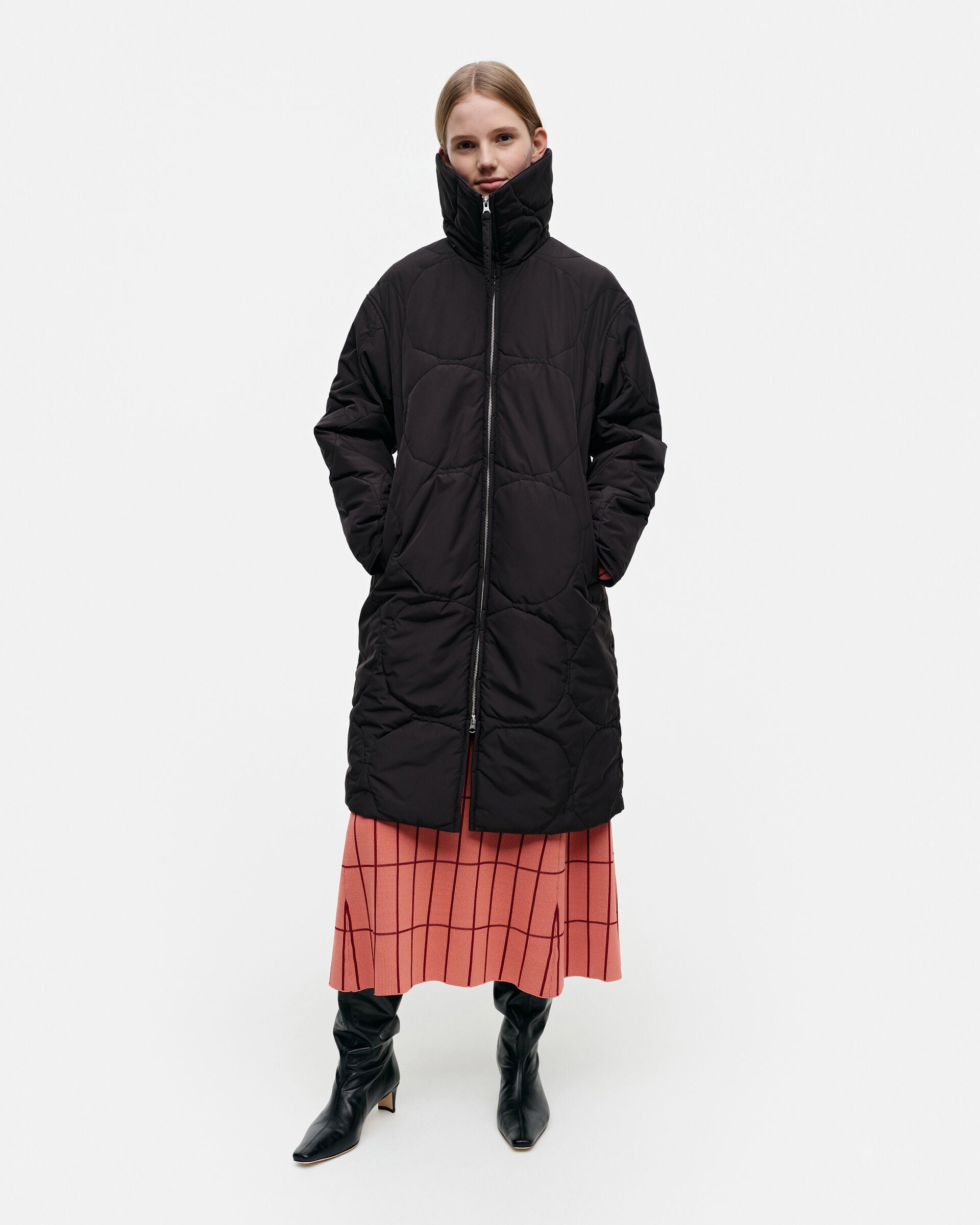 Marimekko Kurtiini Kivet lightweight padded coat | Marimekko Outlet