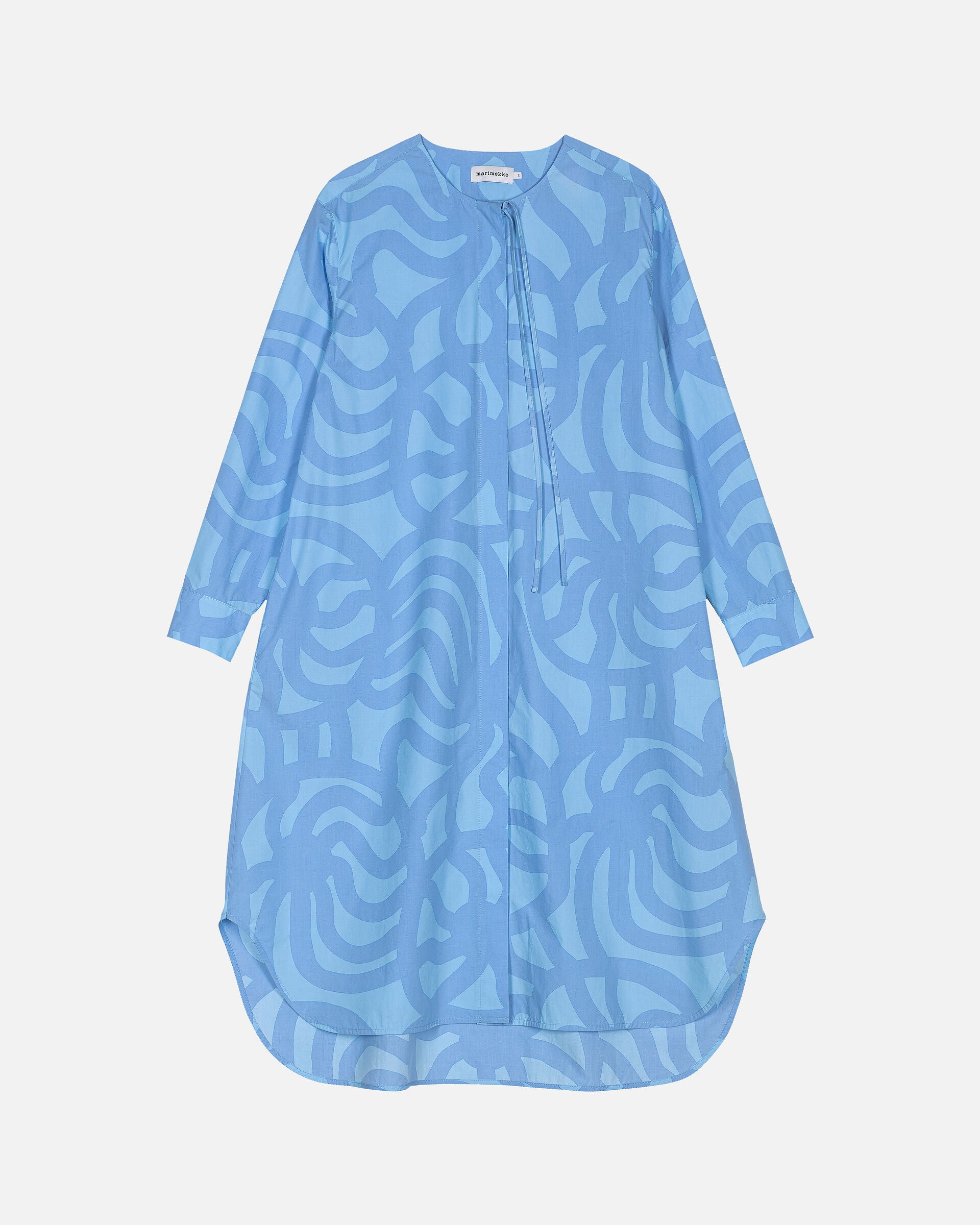 Marimekko Krihke Joonas cotton poplin shirt dress | Marimekko Outlet