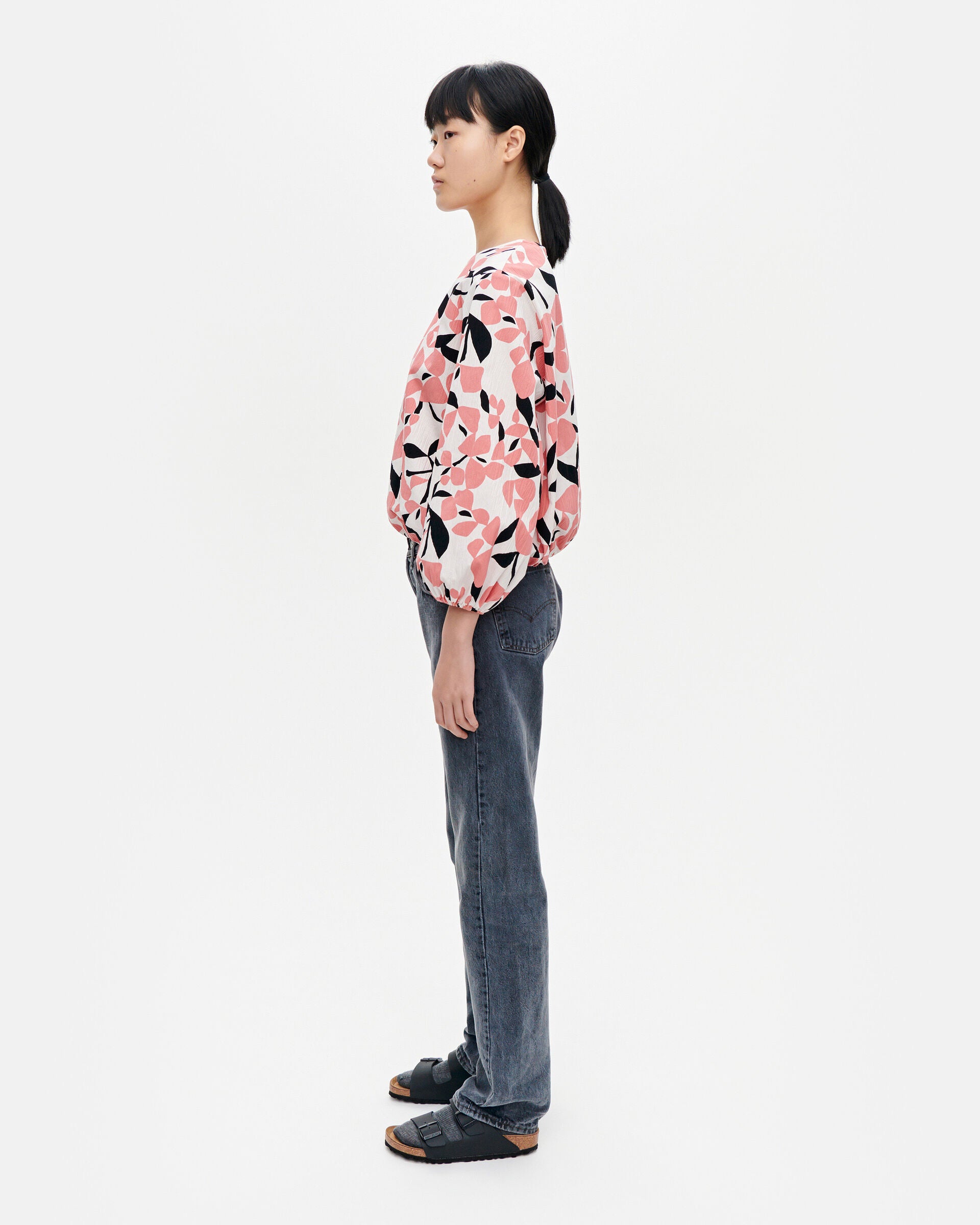 Marimekko Imogen Perho cotton blouse | Marimekko Outlet
