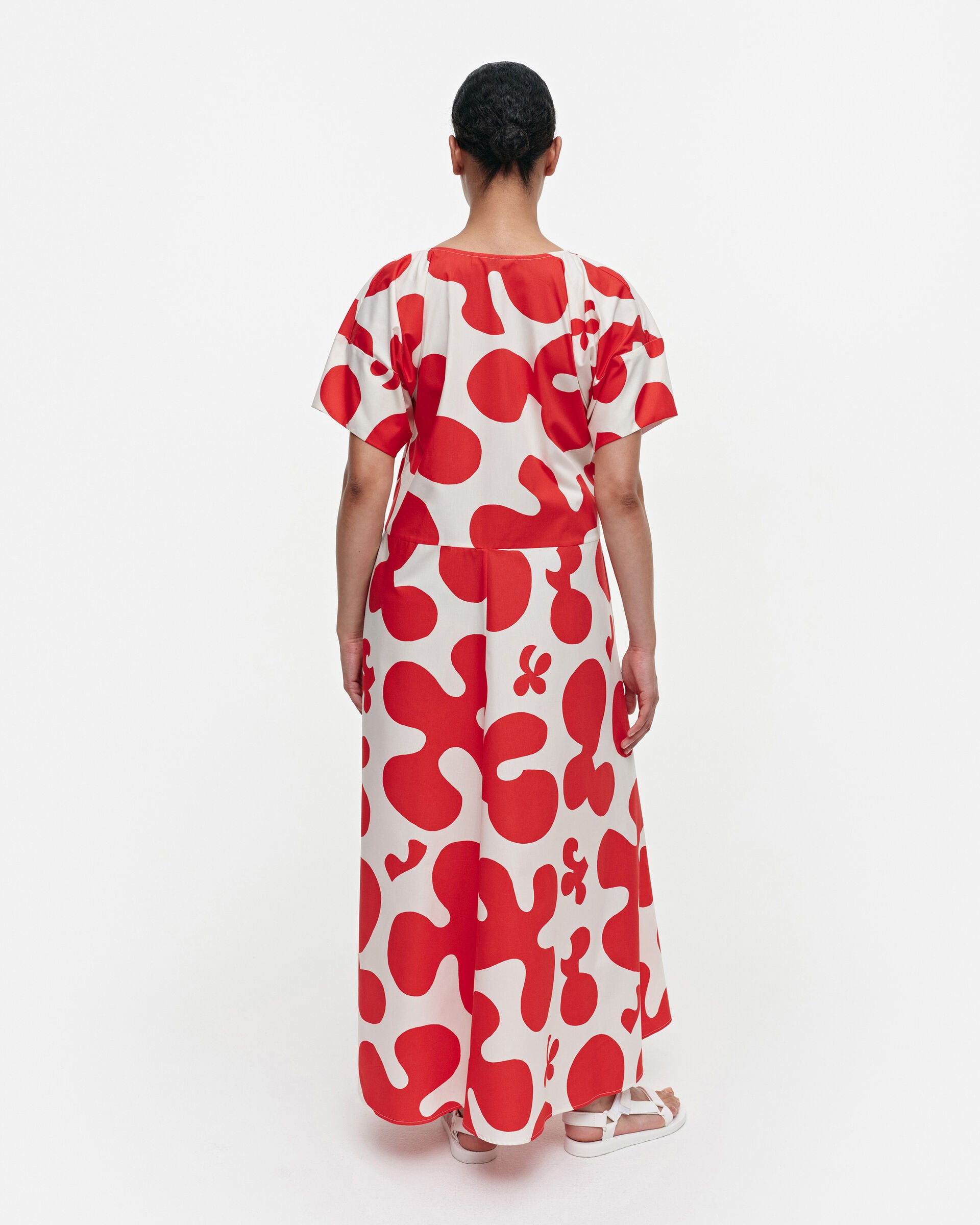 Marimekko Fenja Pulloposti cotton poplin dress | Marimekko Outlet