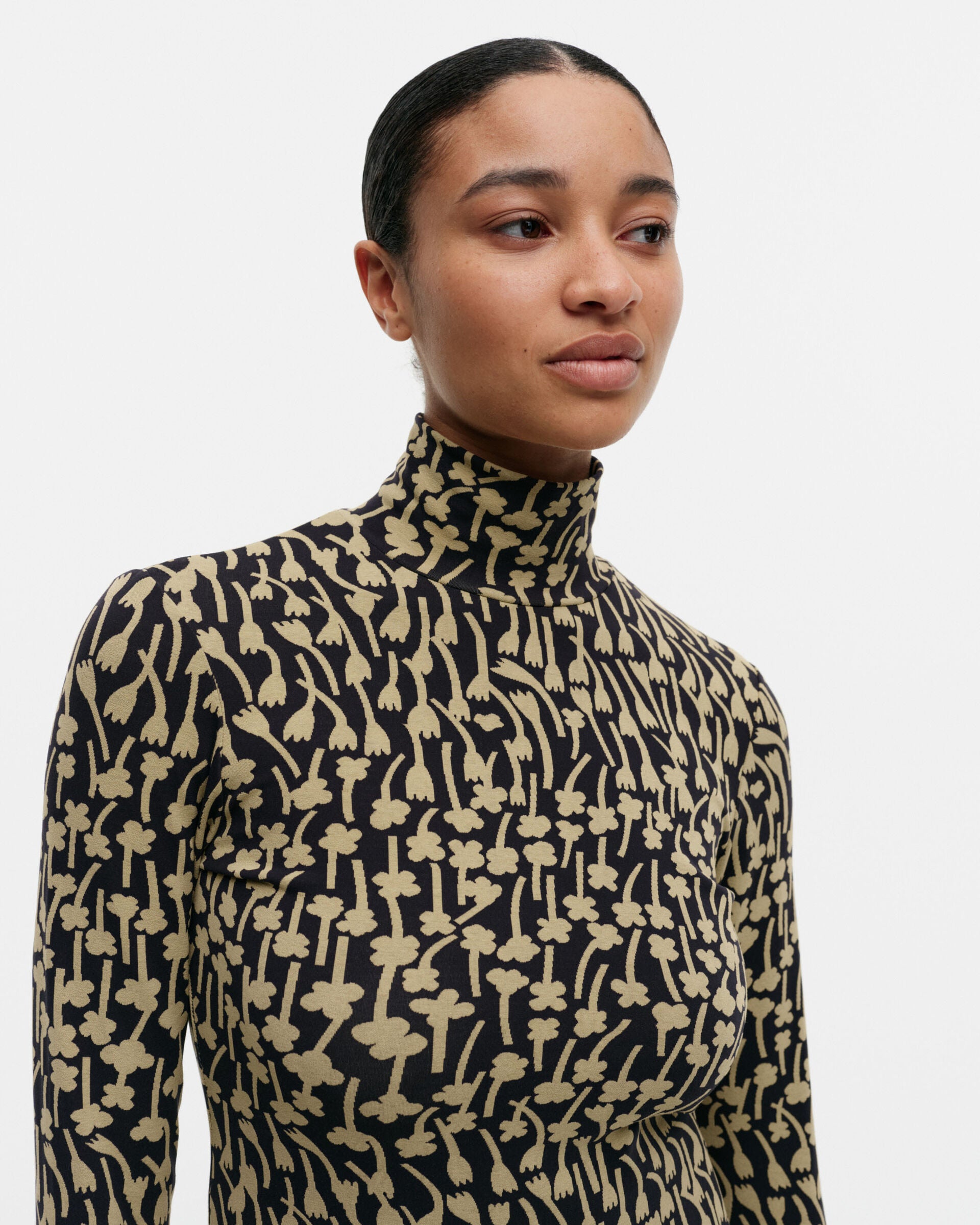 Marimekko J?k?l? Tuulahdus jersey turtleneck top | Marimekko Outlet