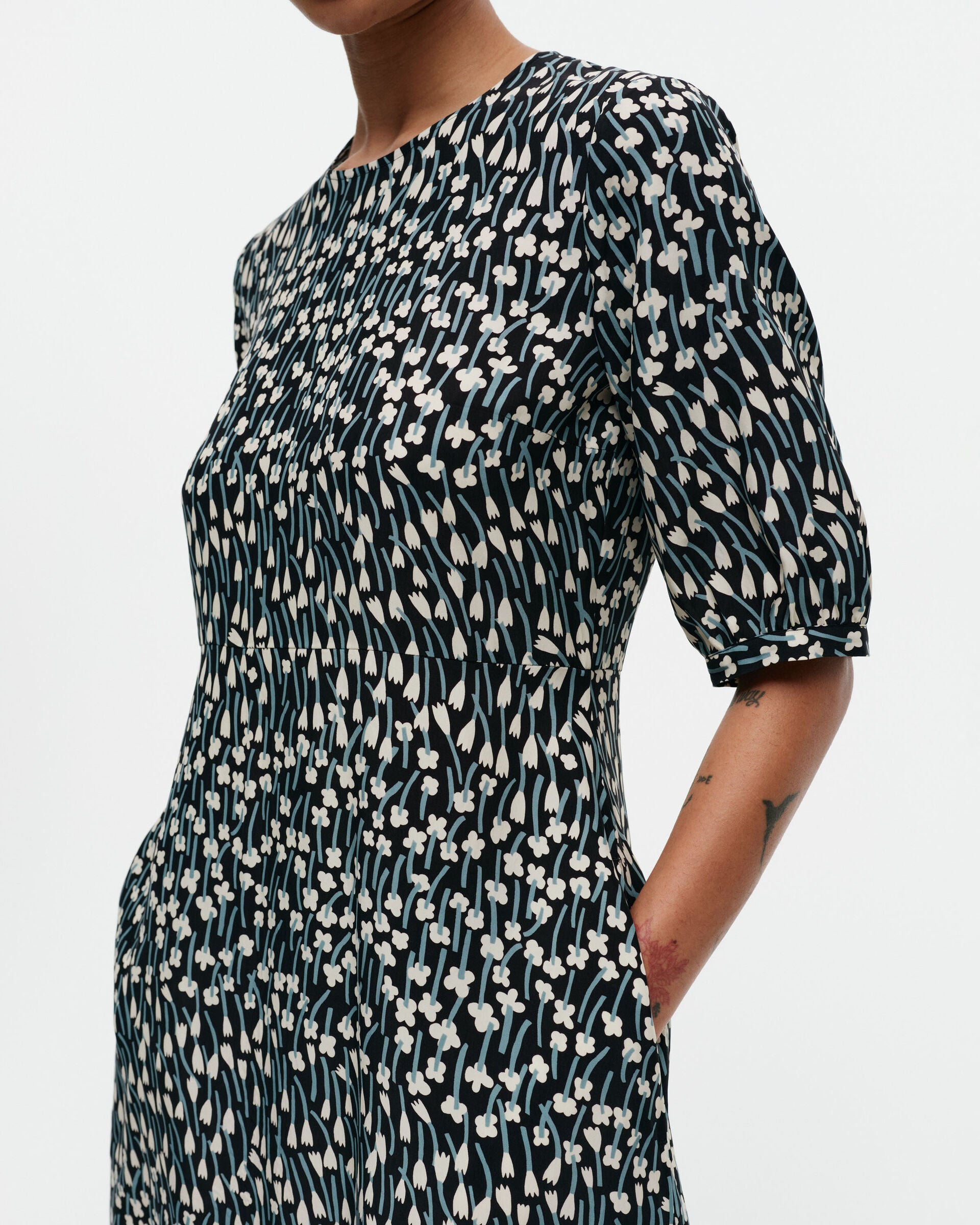 Marimekko Absidi Tuulahdus cupro dress | Marimekko Outlet