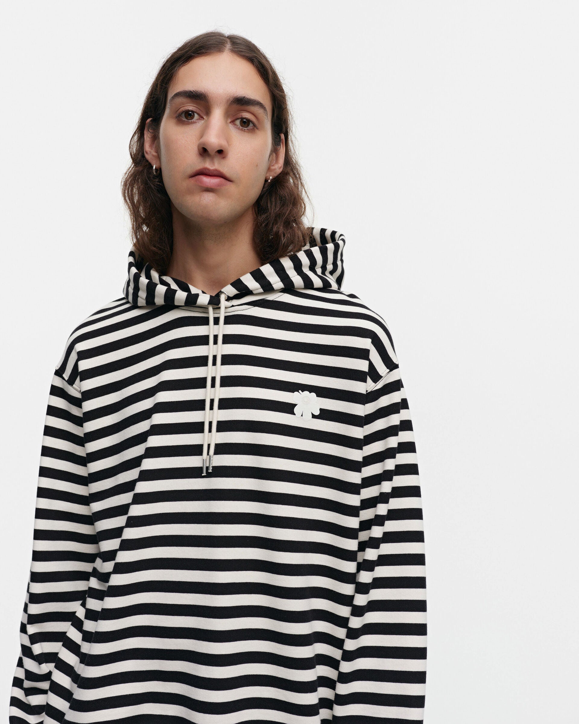 Marimekko Lona Men?s Fit Tasaraita hoodie | Marimekko Outlet