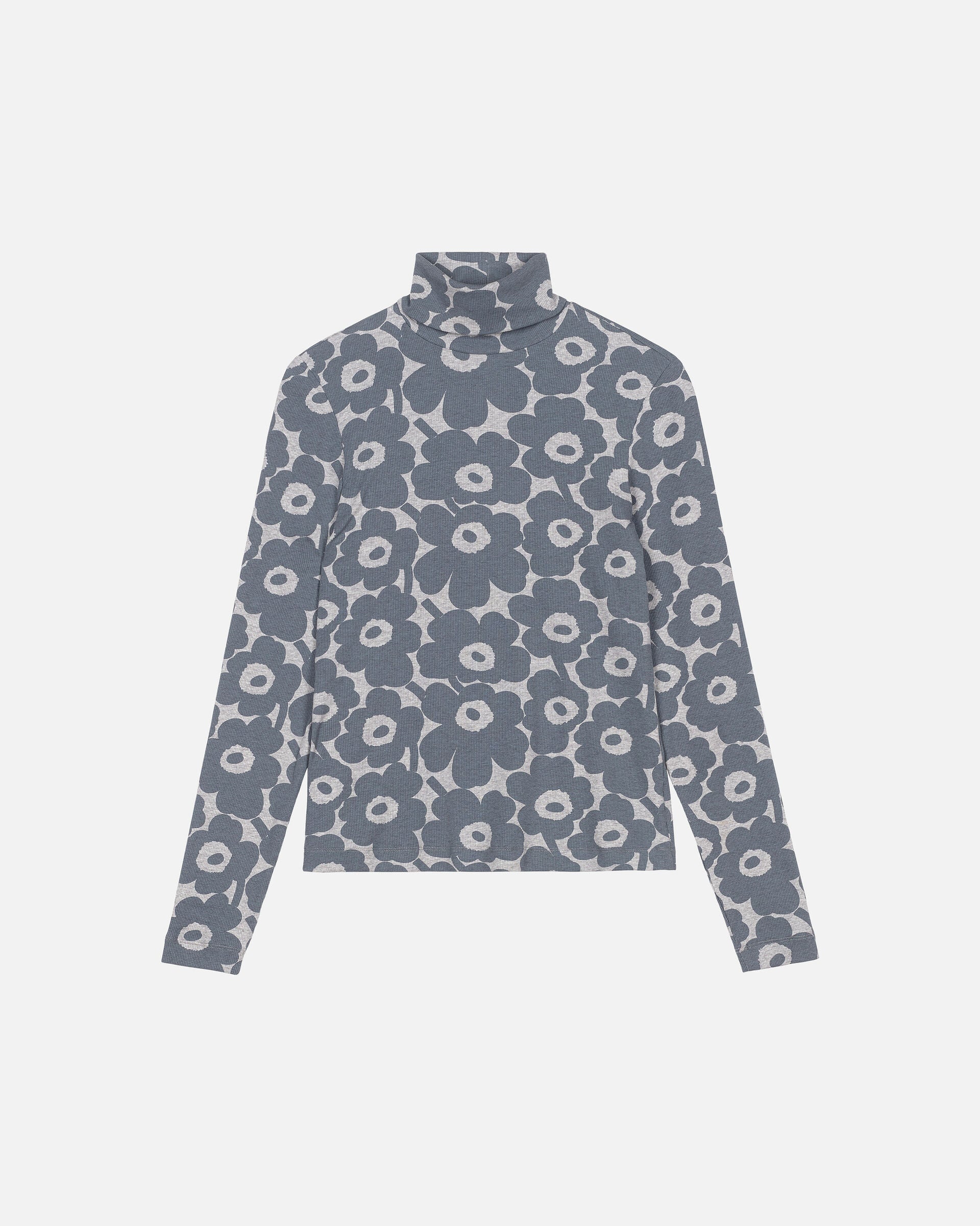 Marimekko Emali Mini Unikko rib turtleneck top | Marimekko Outlet