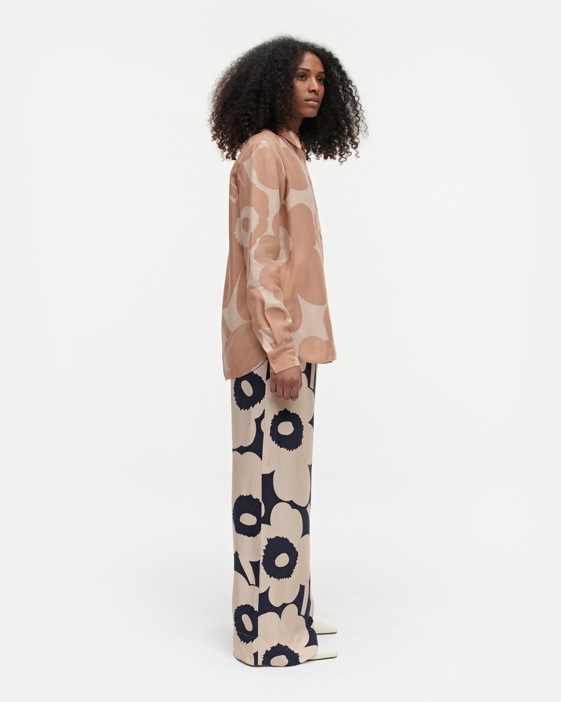 Marimekko V?rssy Unikko cupro-viscose shirt | Marimekko Outlet