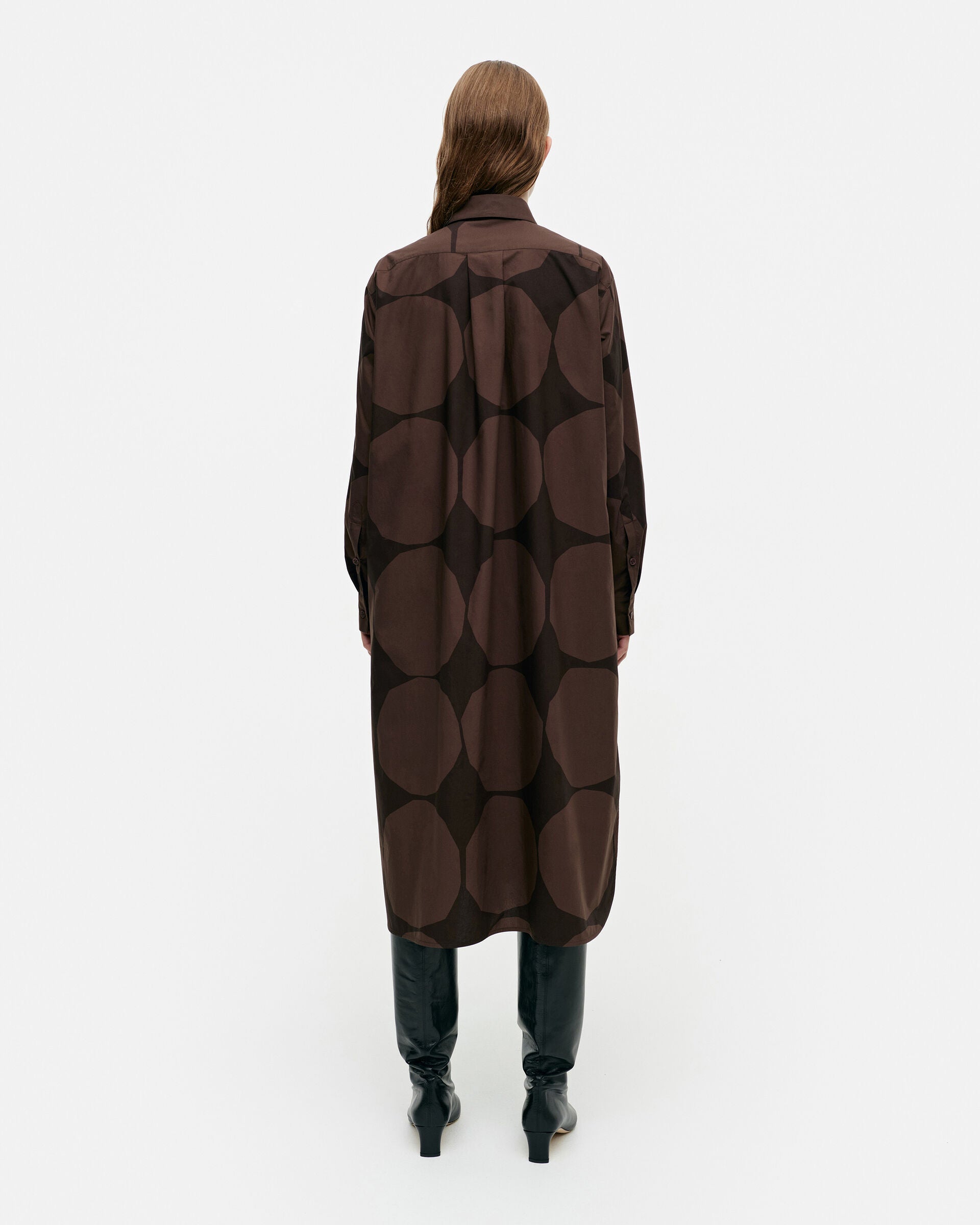 Marimekko Runoelma Kivet cotton poplin dress | Marimekko Outlet