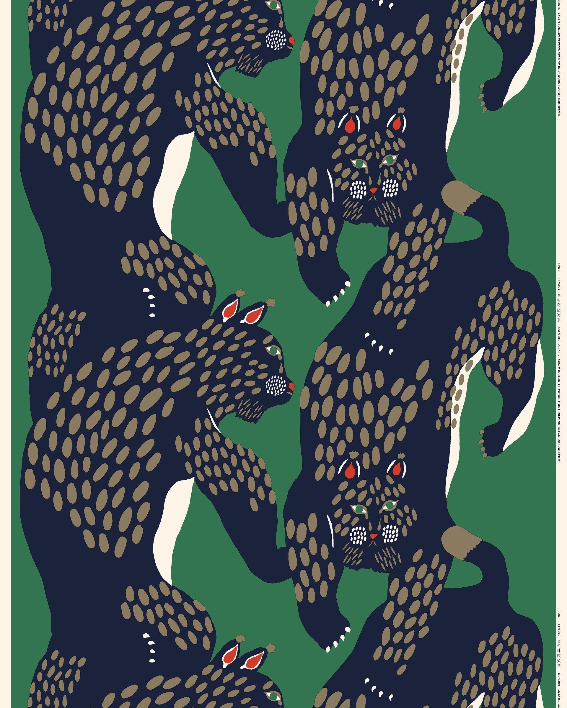 Marimekko Ilves cotton panama fabric | Marimekko Outlet