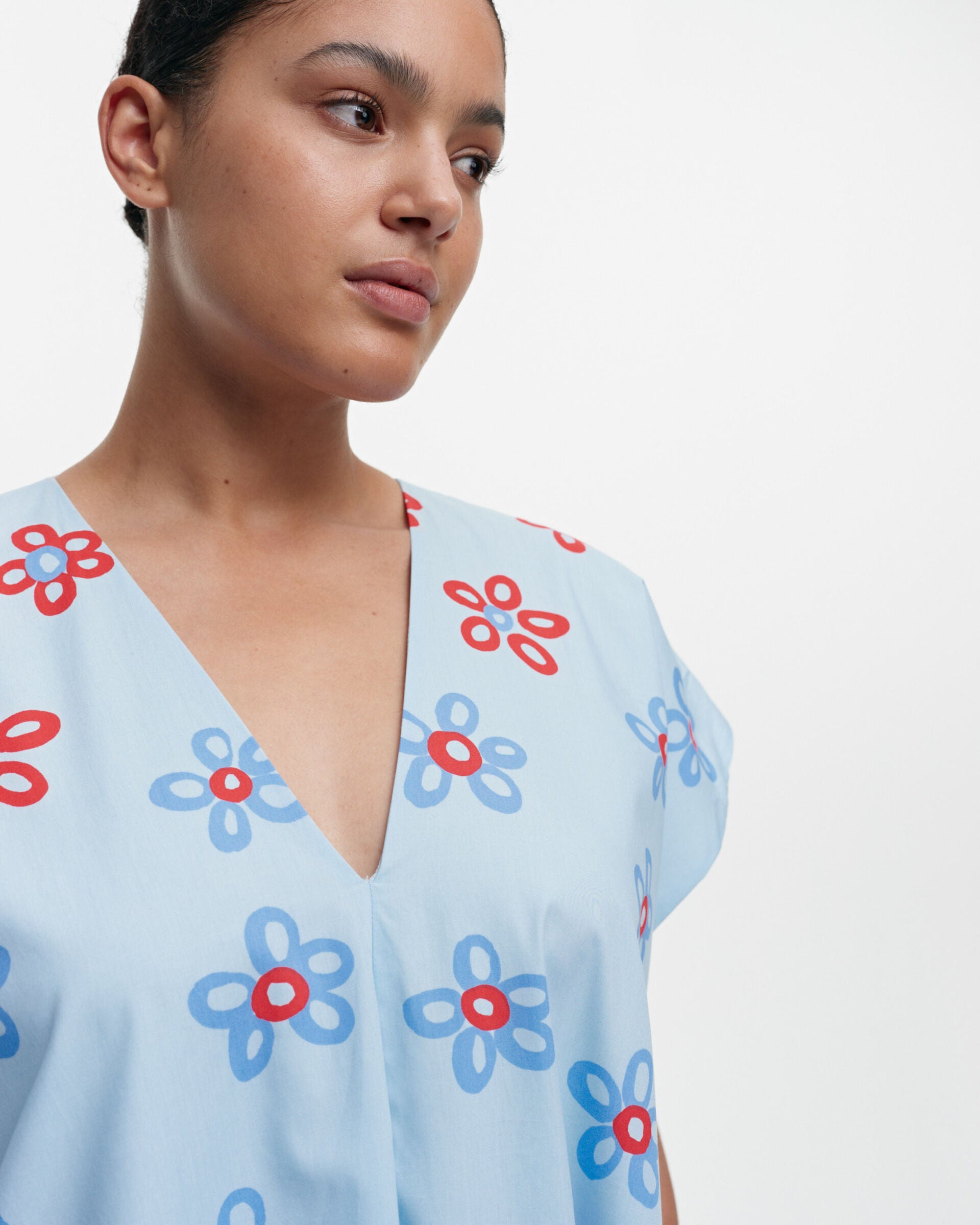 Marimekko Meret Demeter cotton poplin dress | Marimekko Outlet