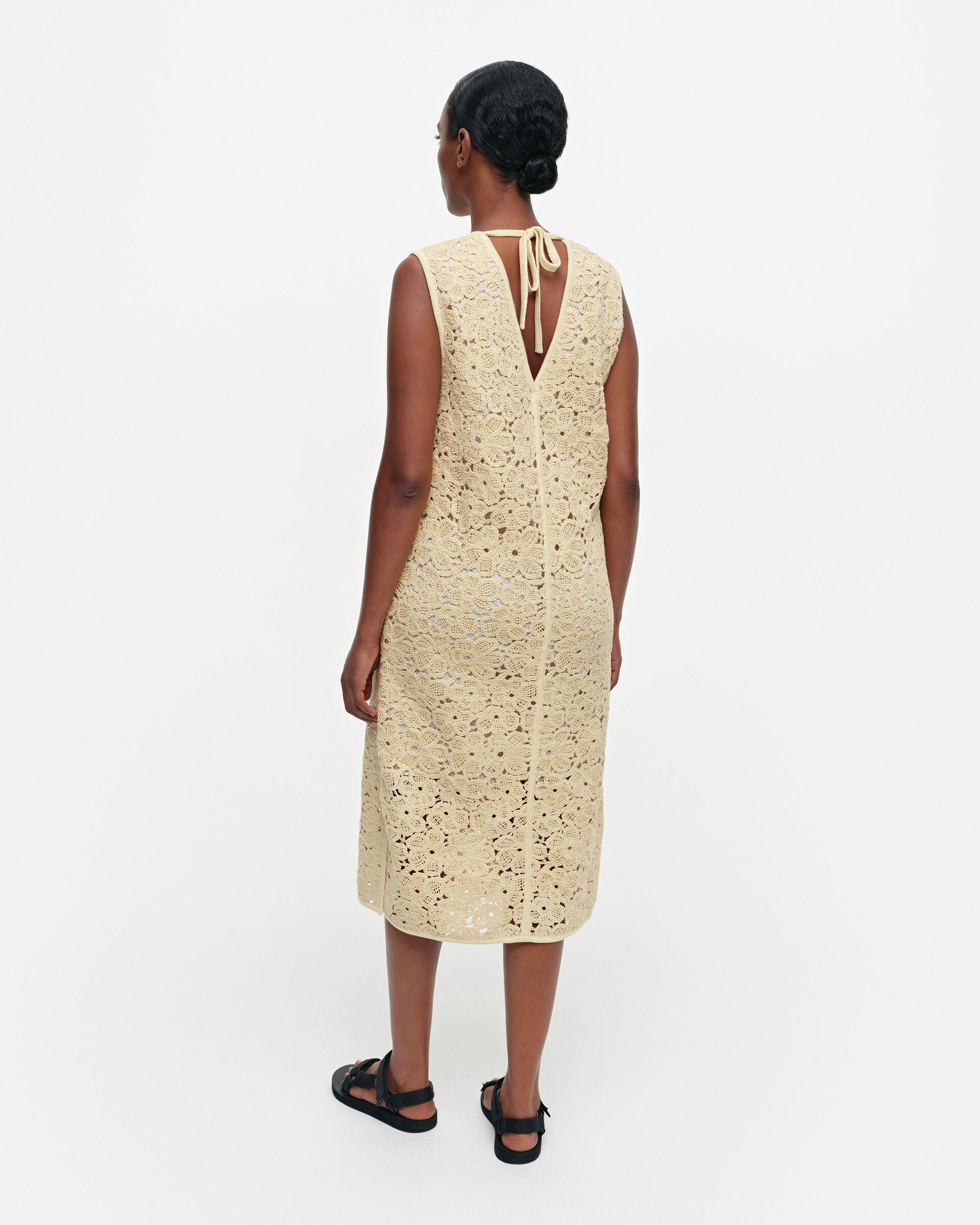 Marimekko Ranso Unikko knitted cotton dress | Marimekko Outlet