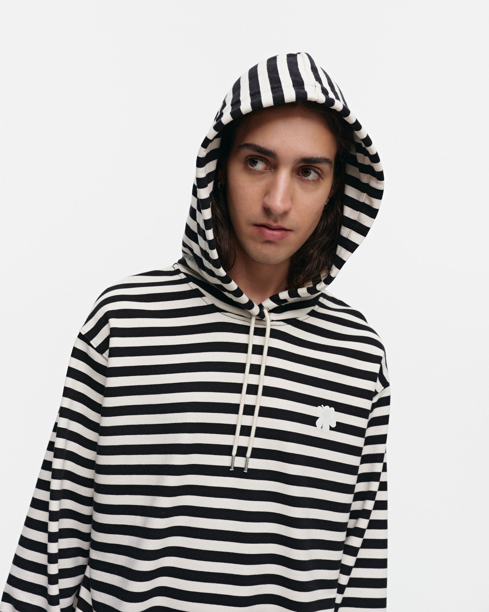 Marimekko Lona Men?s Fit Tasaraita hoodie | Marimekko Outlet